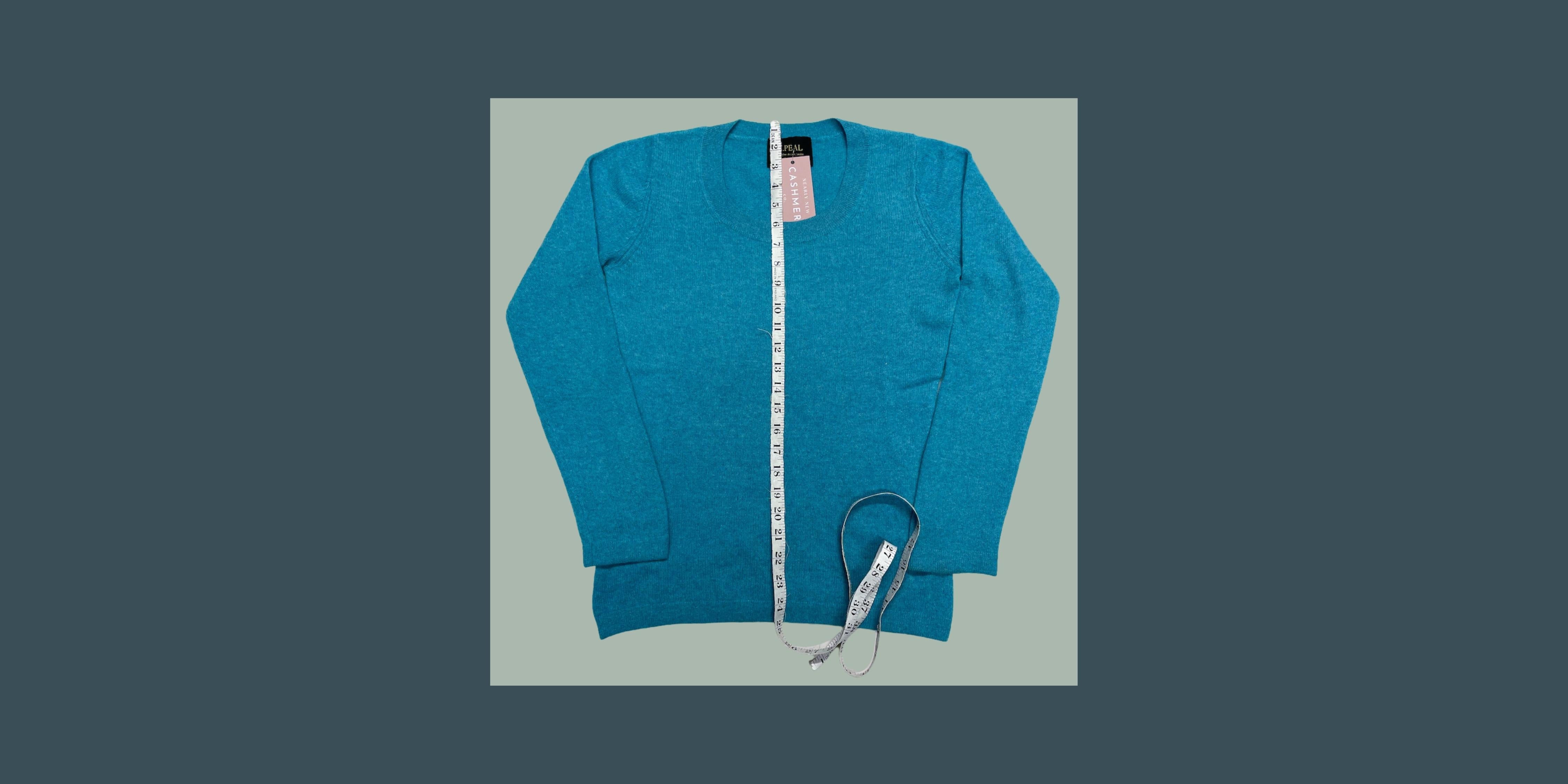 How to measure a cashmere jumper