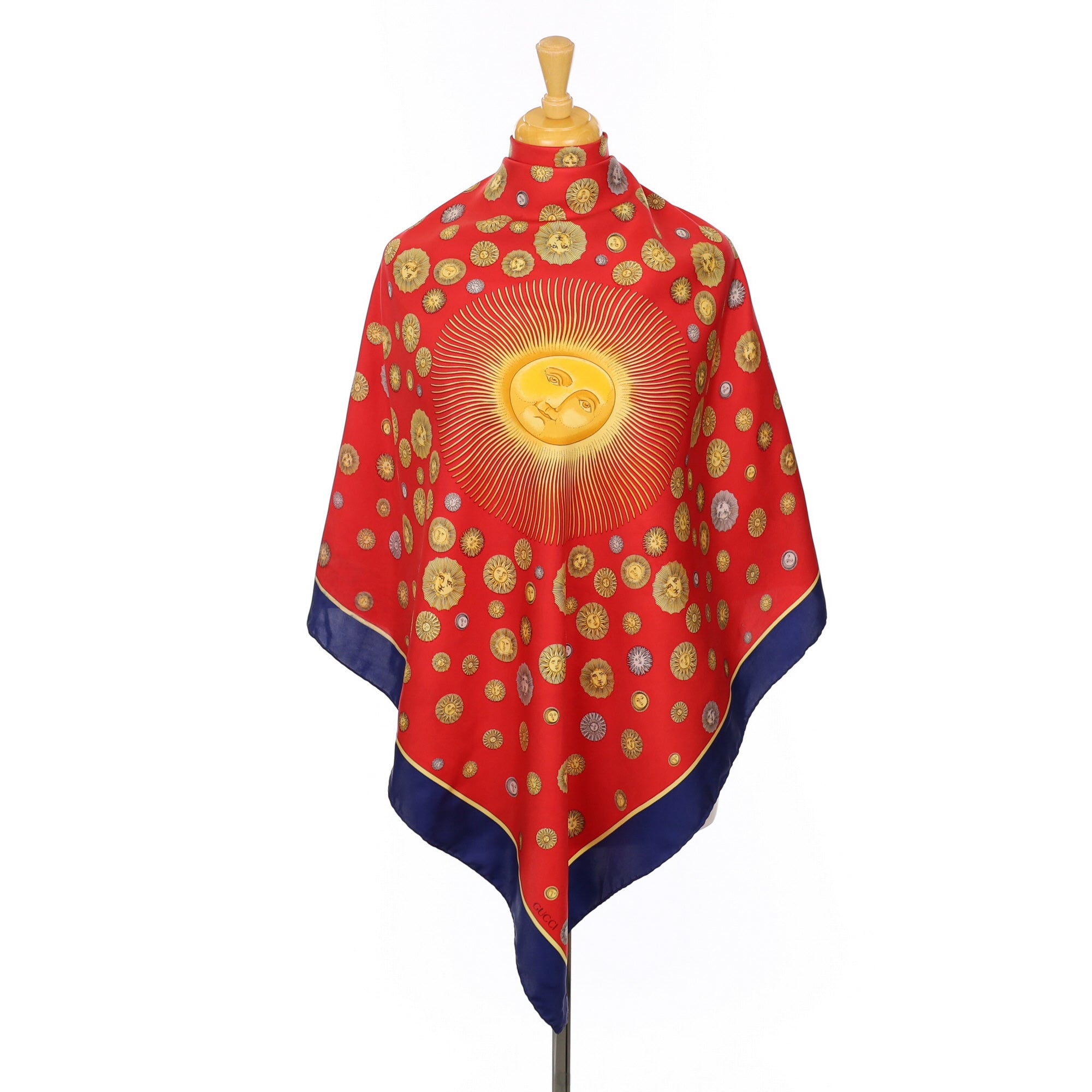 Gucci Sun Designer Silk Scarf