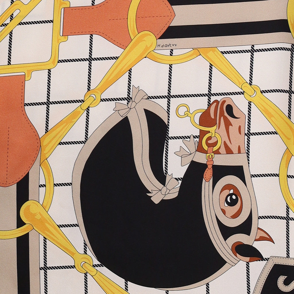 Hermès Tatersale Silk Scarf