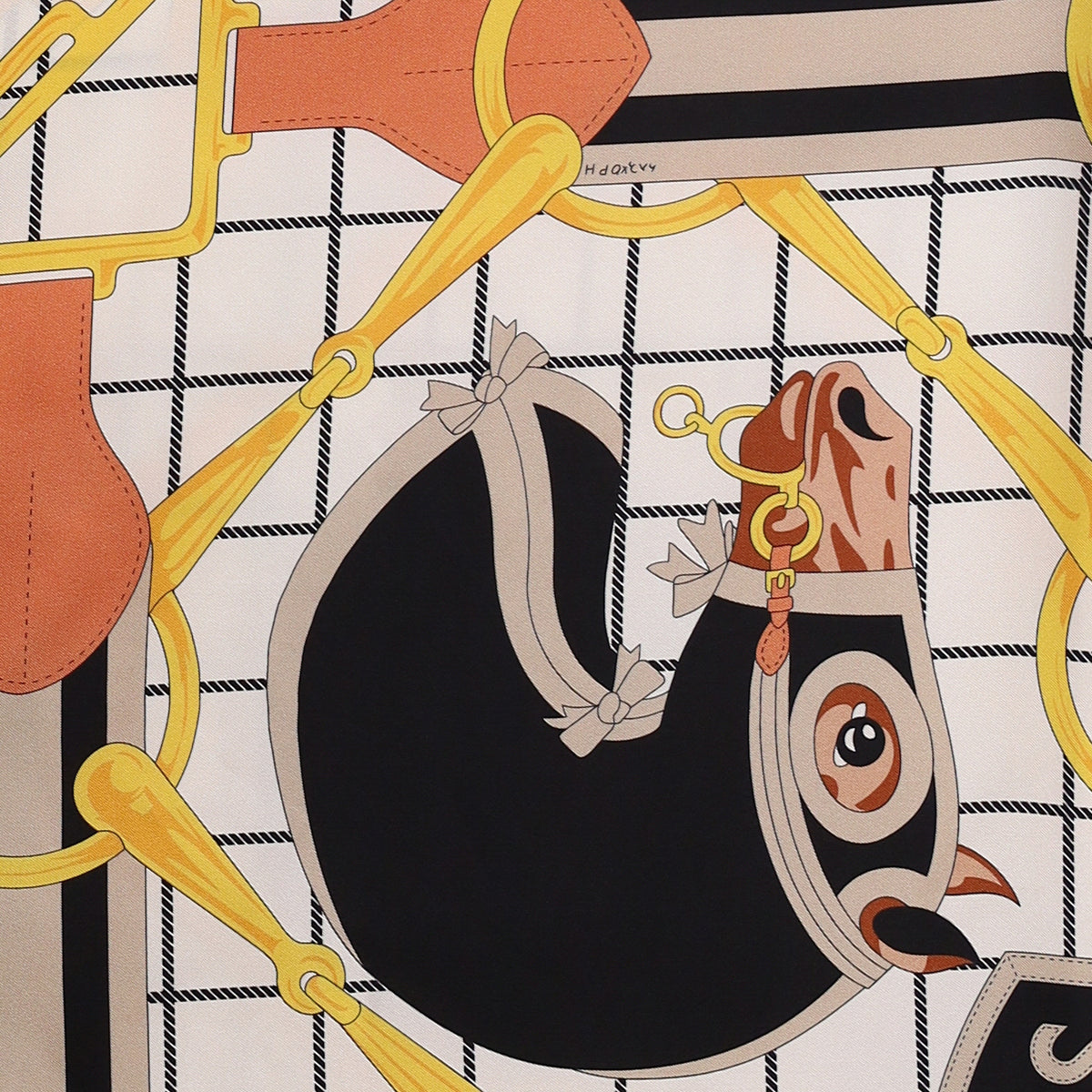 Hermès Tatersale Silk Scarf