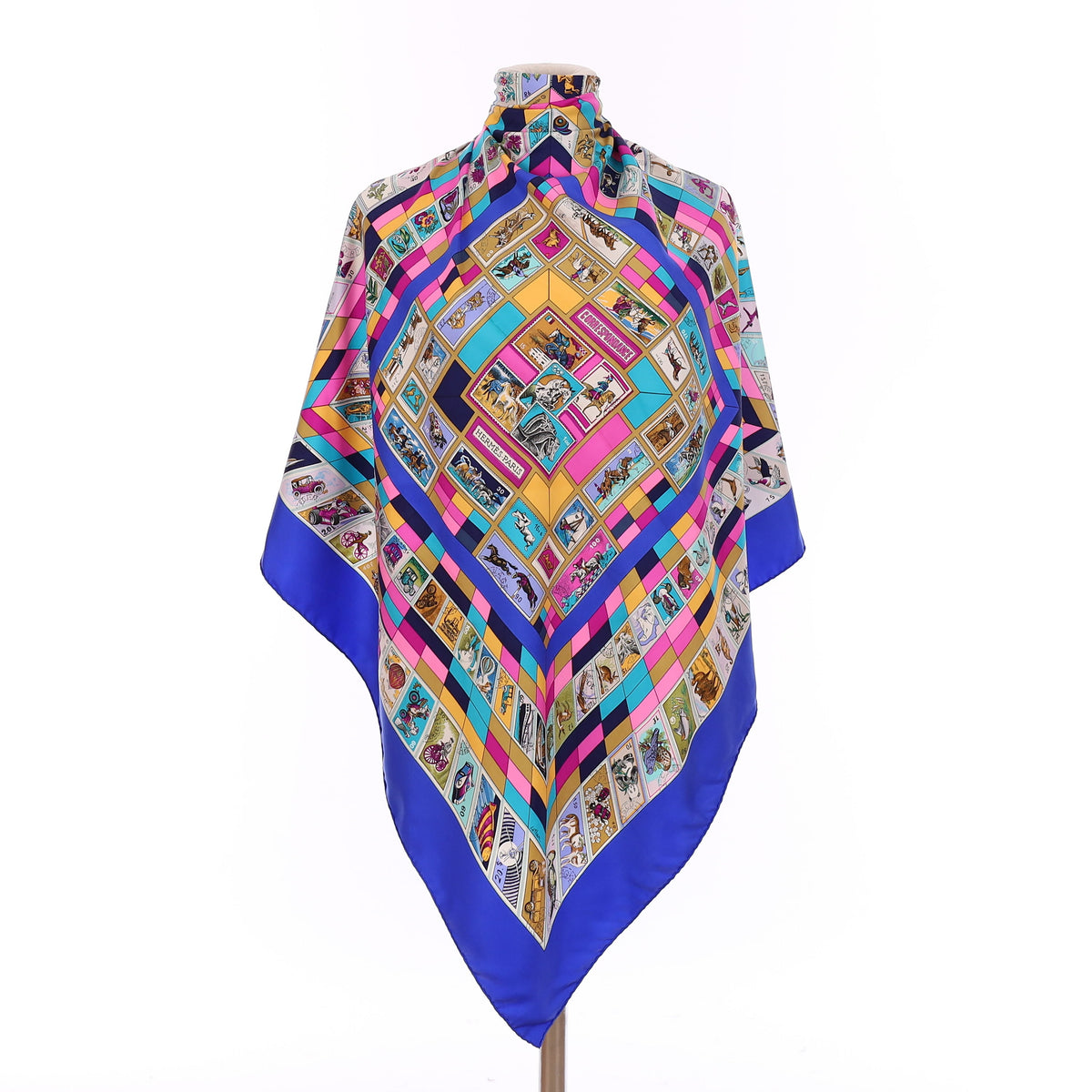 Hermès Correspondance Silk Scarf