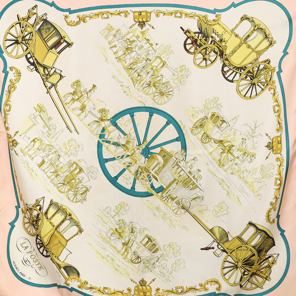 Hermès La Poste Silk Scarf