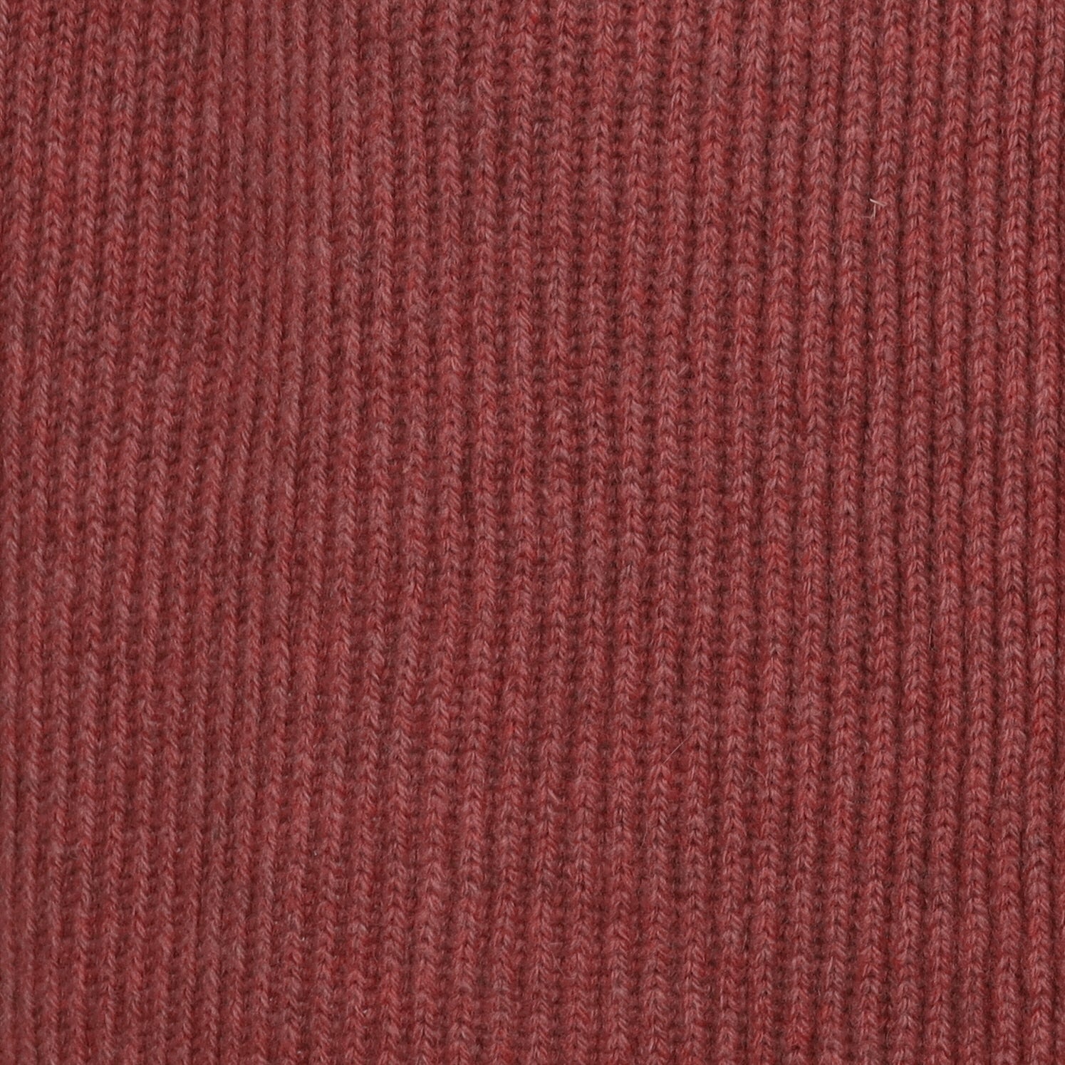 Brand New Scottish Rusty Rose Rib Cashmere Scarf