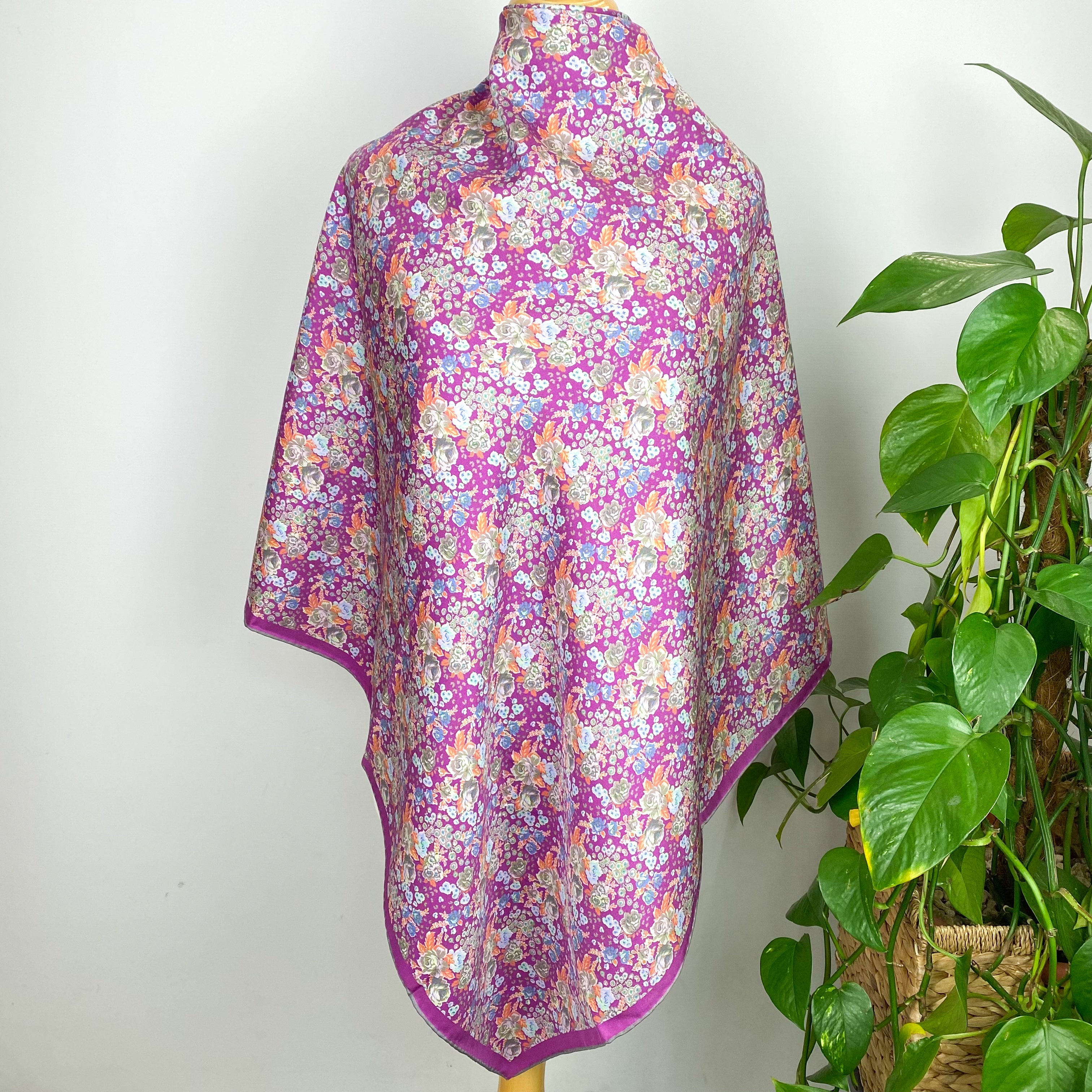 Brand New Stephen Linard Double Sided Silk Scarf