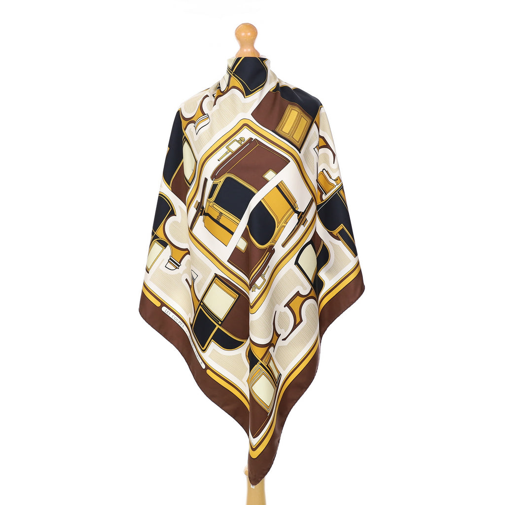 Hermès Les Coupés Silk Scarf
