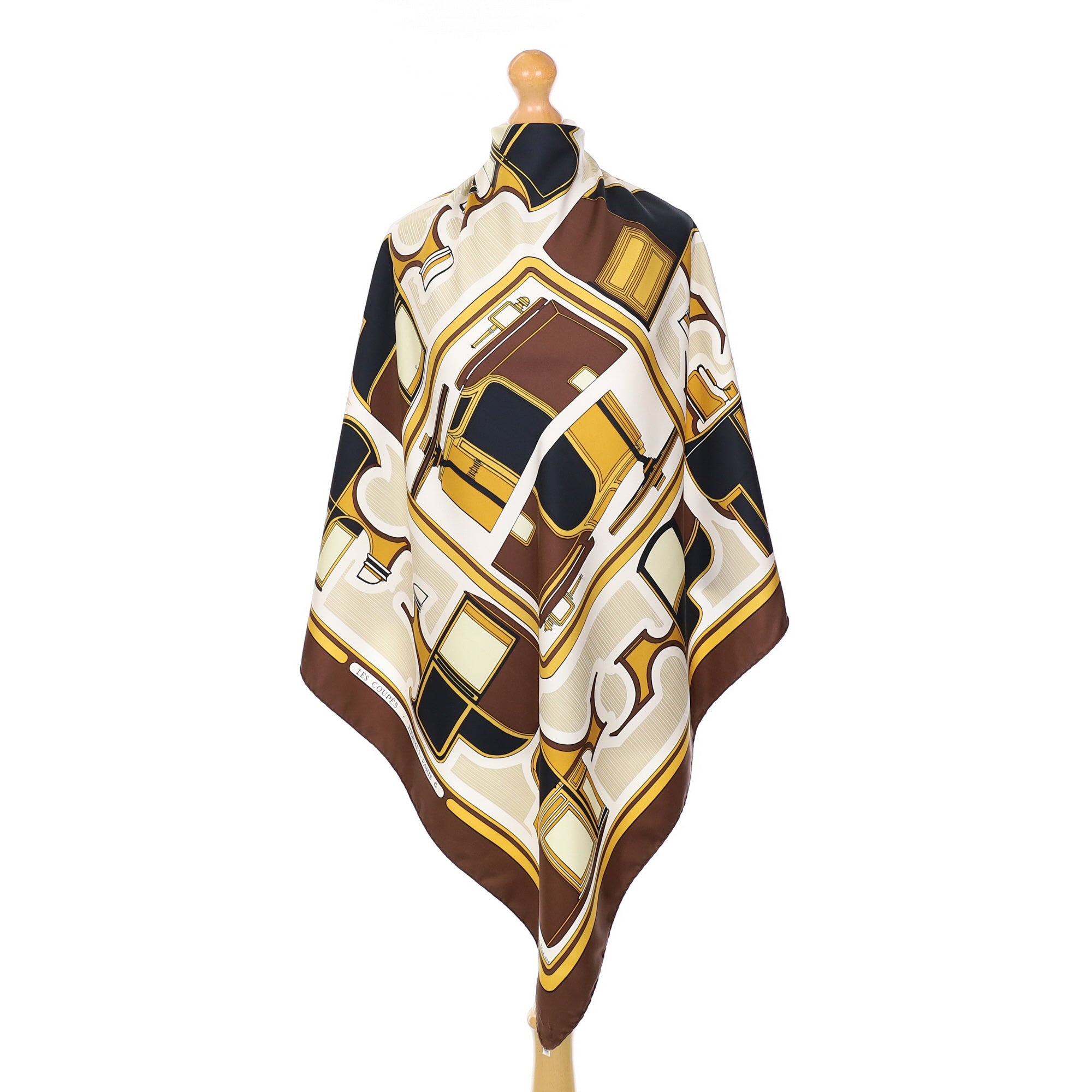 Hermès Les Coupés Silk Scarf