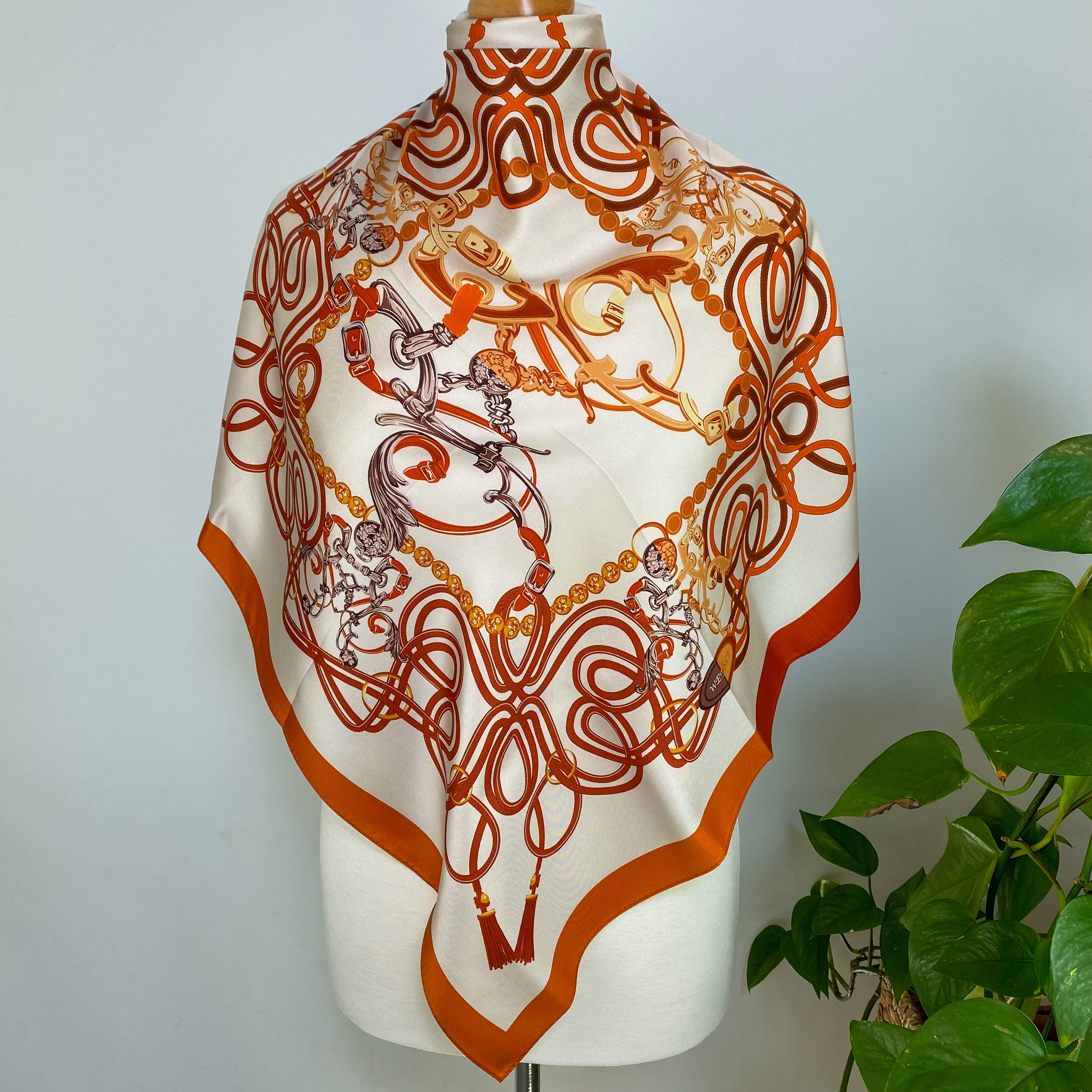 Brand New Boxed Equestrian Silk Scarf