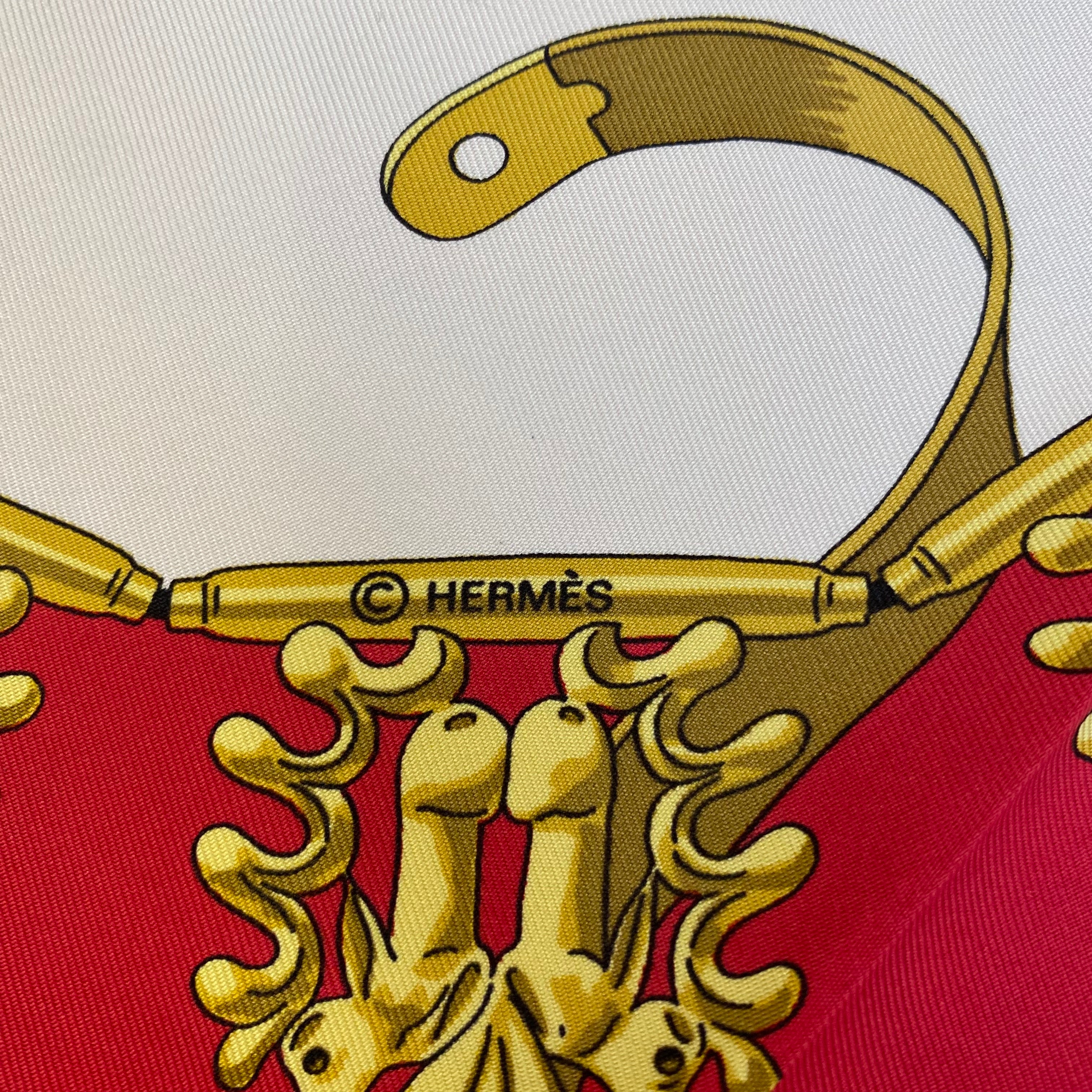 Hermès Les Cavaliers D’or Silk Scarf