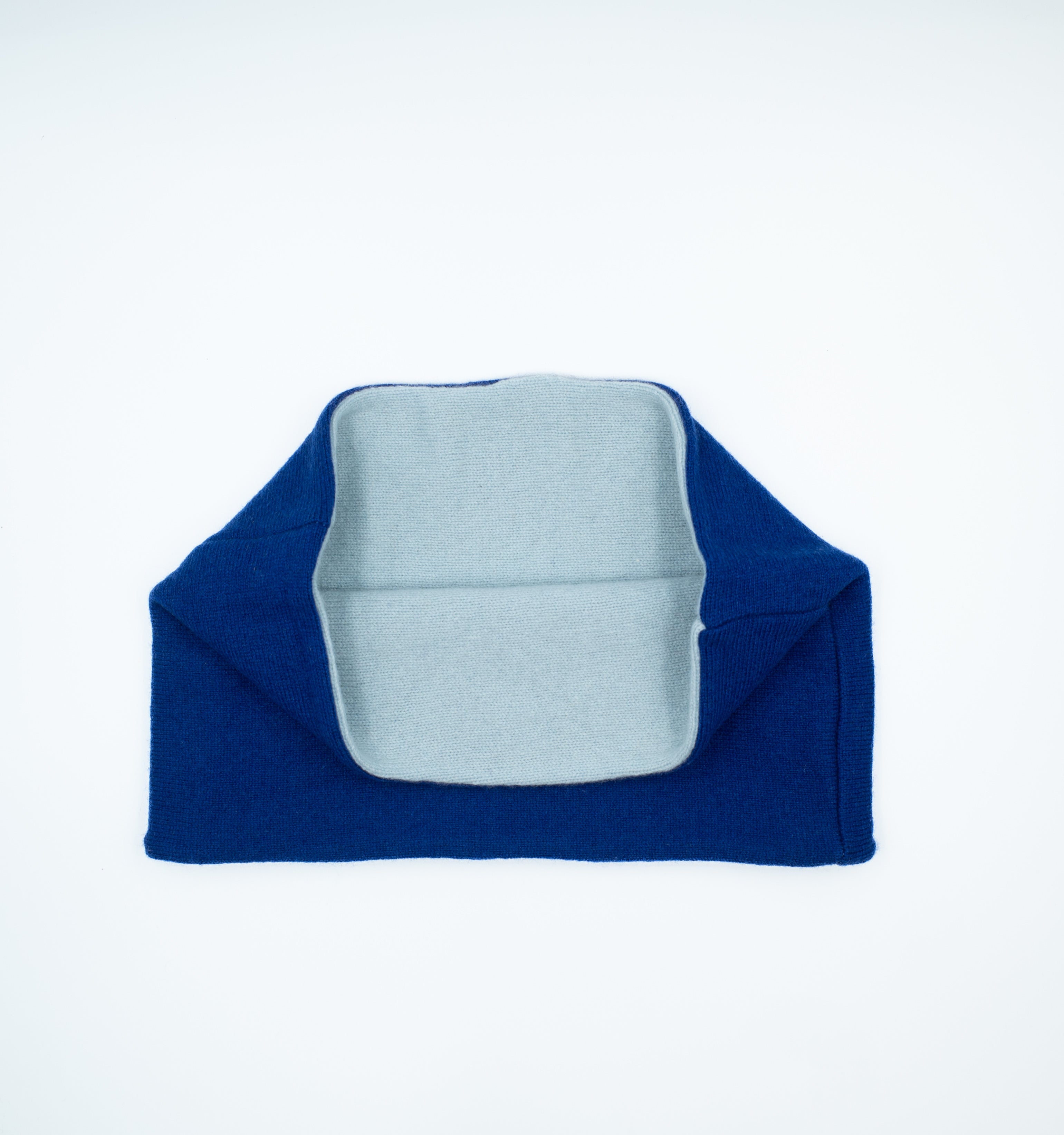 Colbalt and Powder Blue Neck Warmer