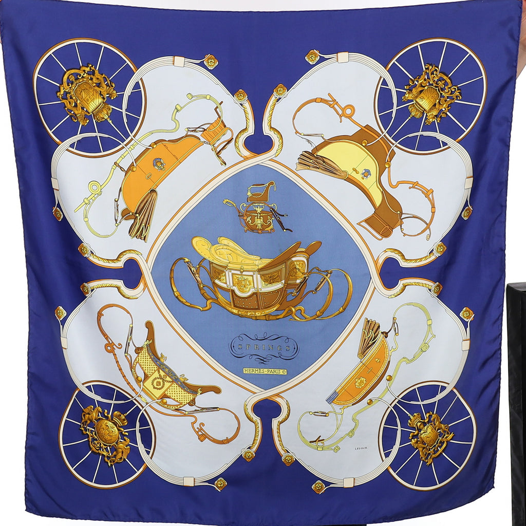 Hermès Springs Silk Scarf