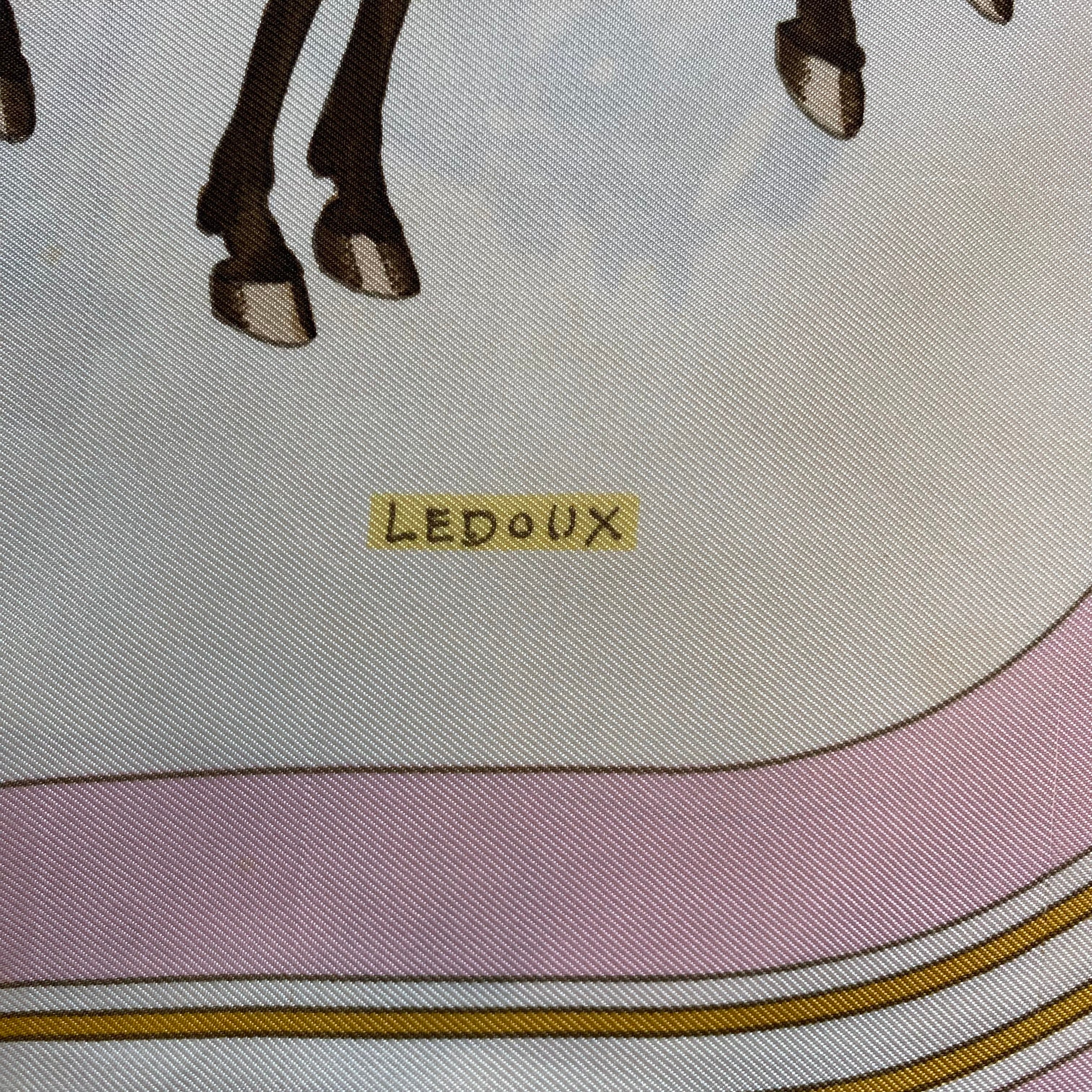 Hermès Coach & Saddle Silk Scarf