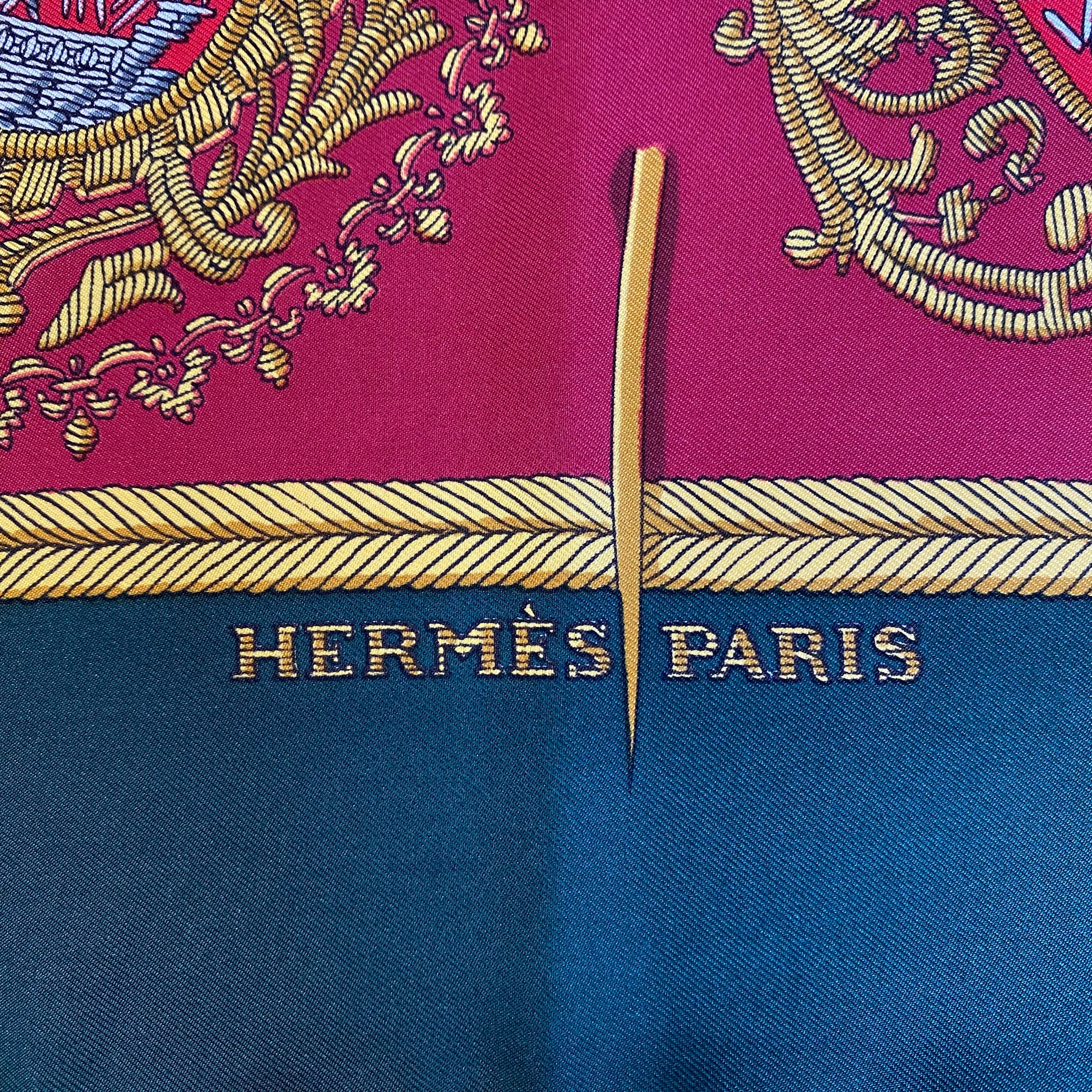 Hermès Les Armes de Paris Silk Scarf