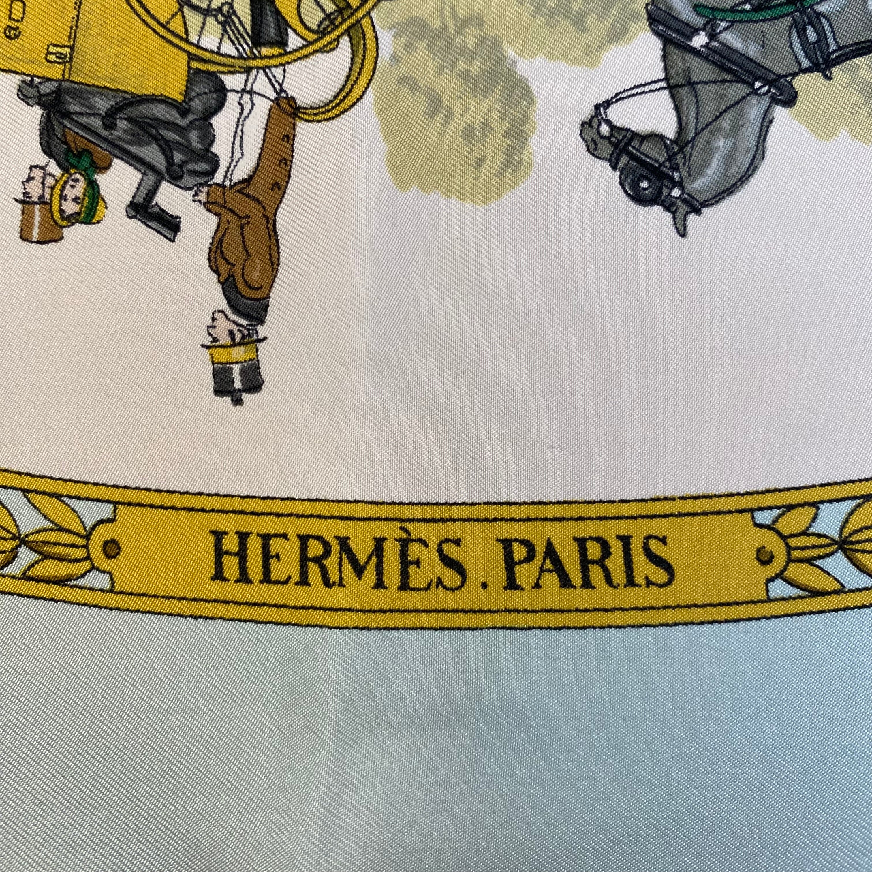 Hermès La Promenade de Longchamps Silk Scarf