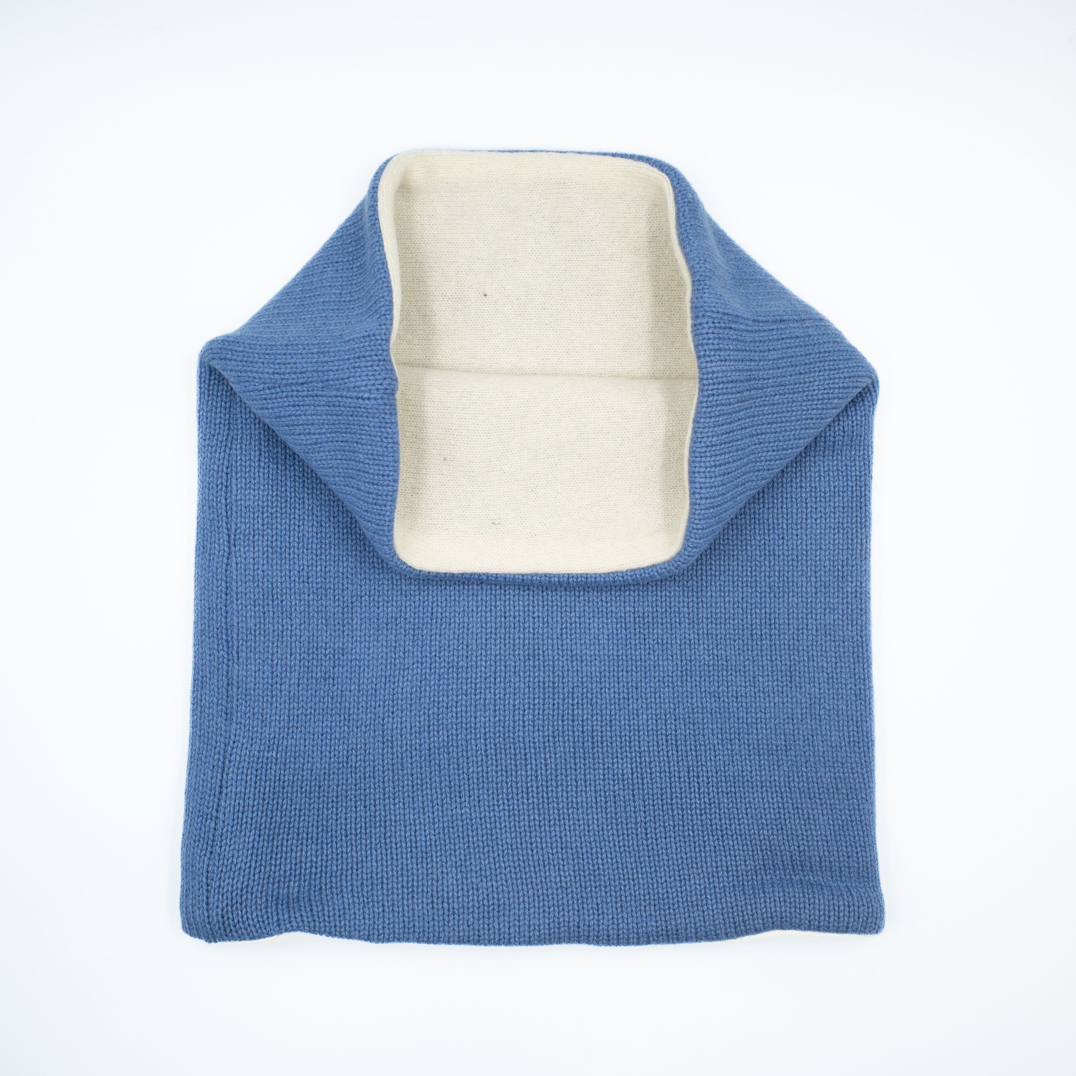 Bluebell Purple and Cream Double Layered Snood