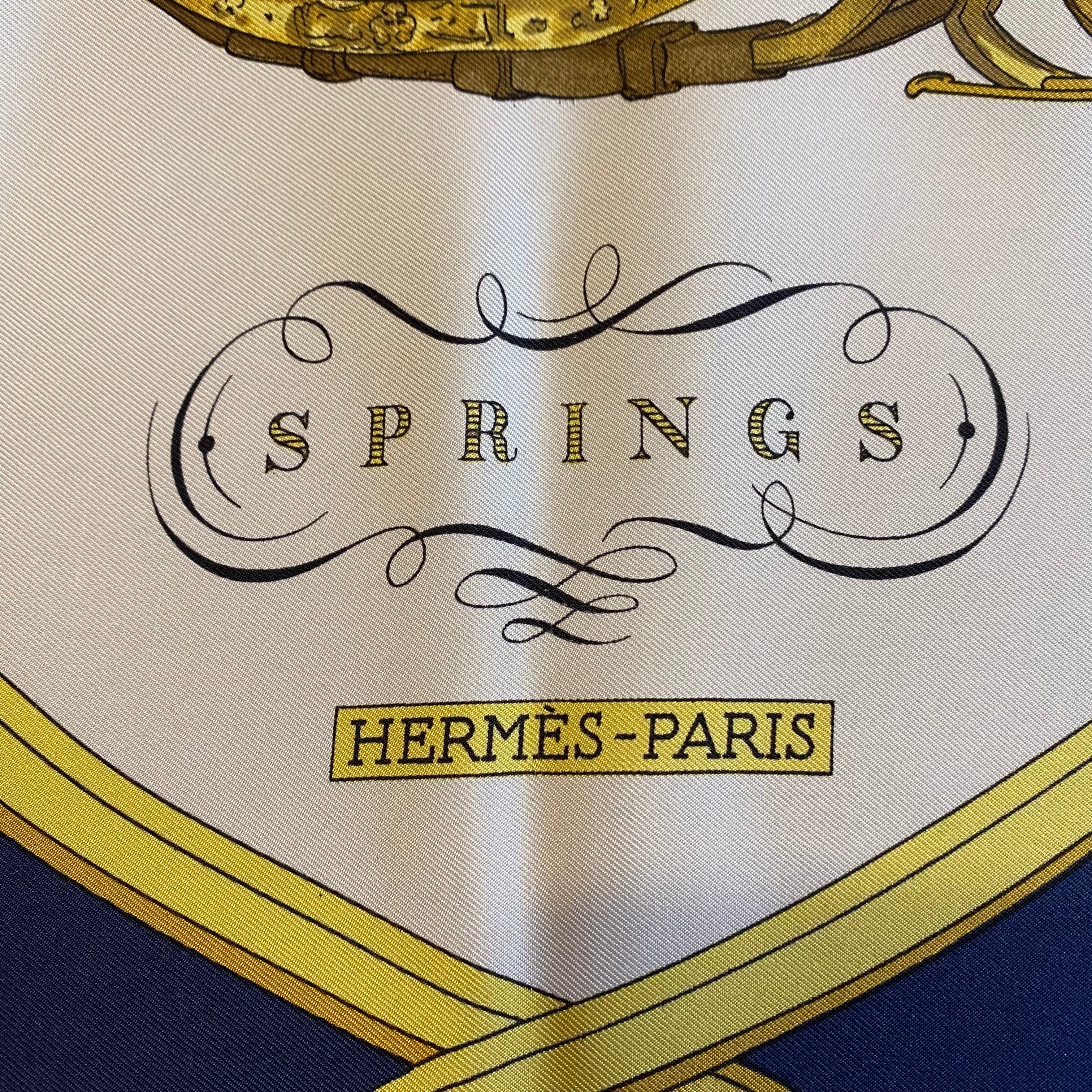 Hermès Springs Silk Scarf