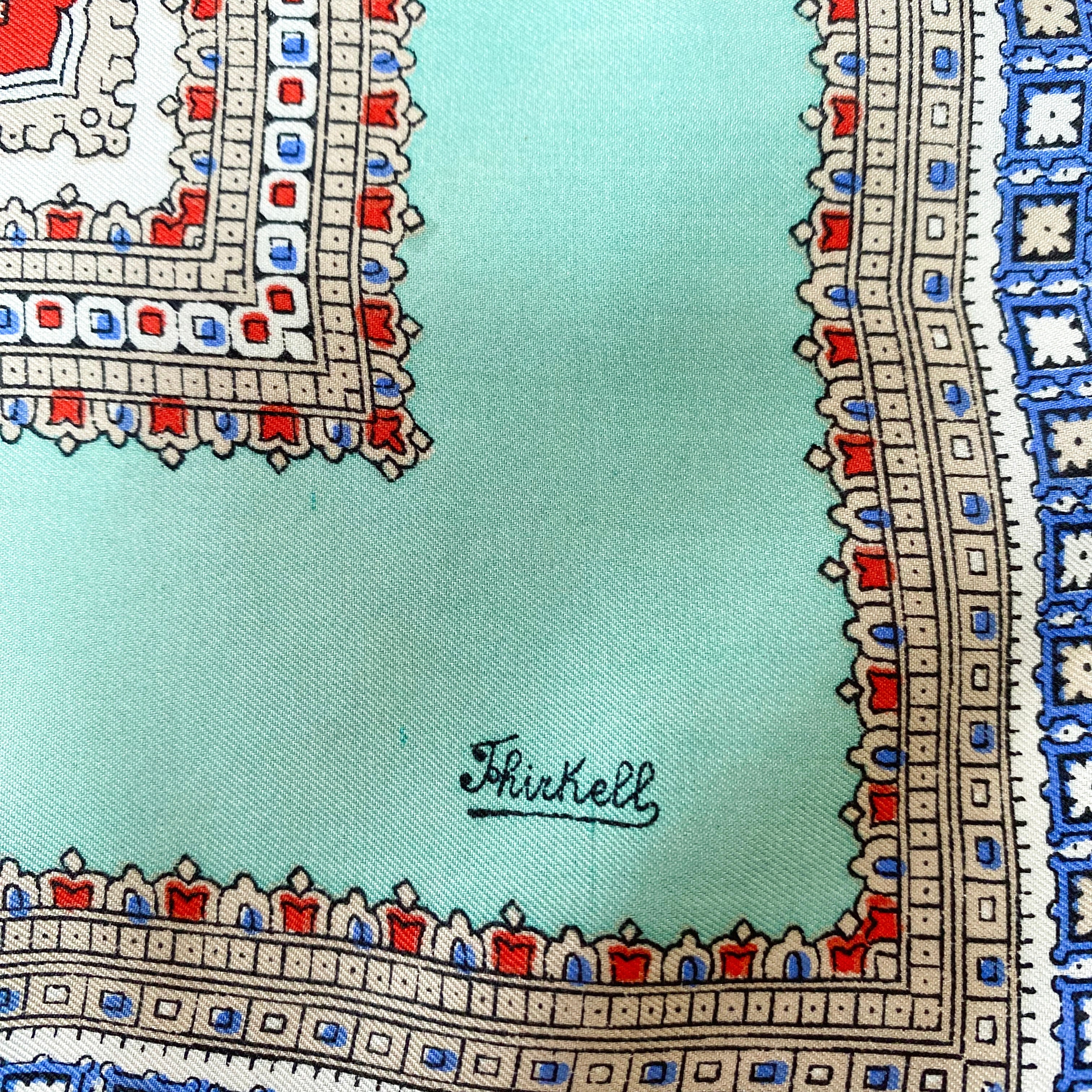 British Vintage Silk Scarf