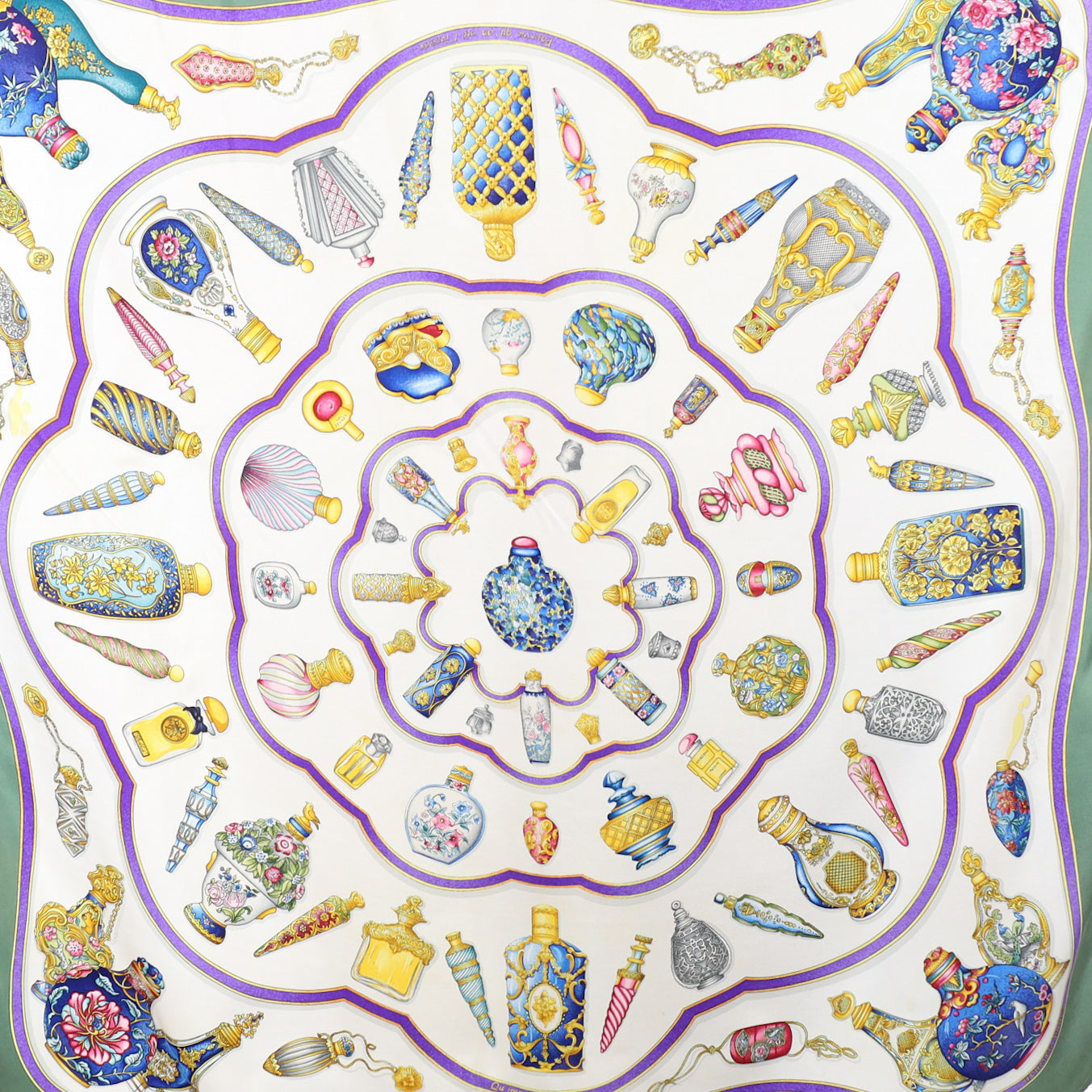 Hermès Qu’ Importe le Flacon Silk Scarf