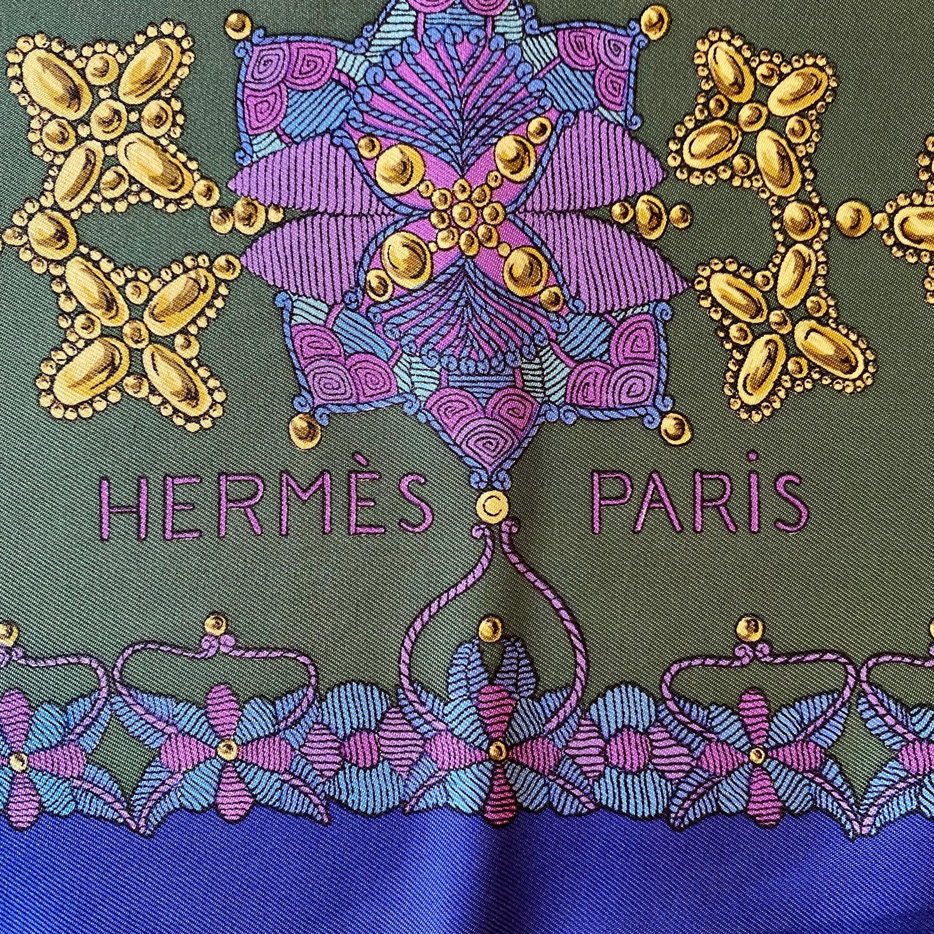 Hermès Schéhérazade Silk Scarf