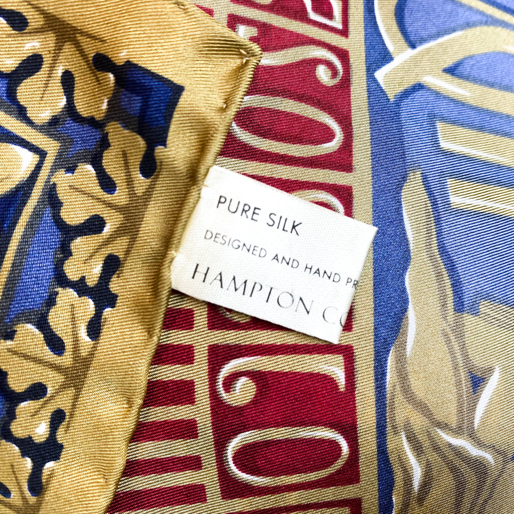 Classic Time Design Silk Scarf