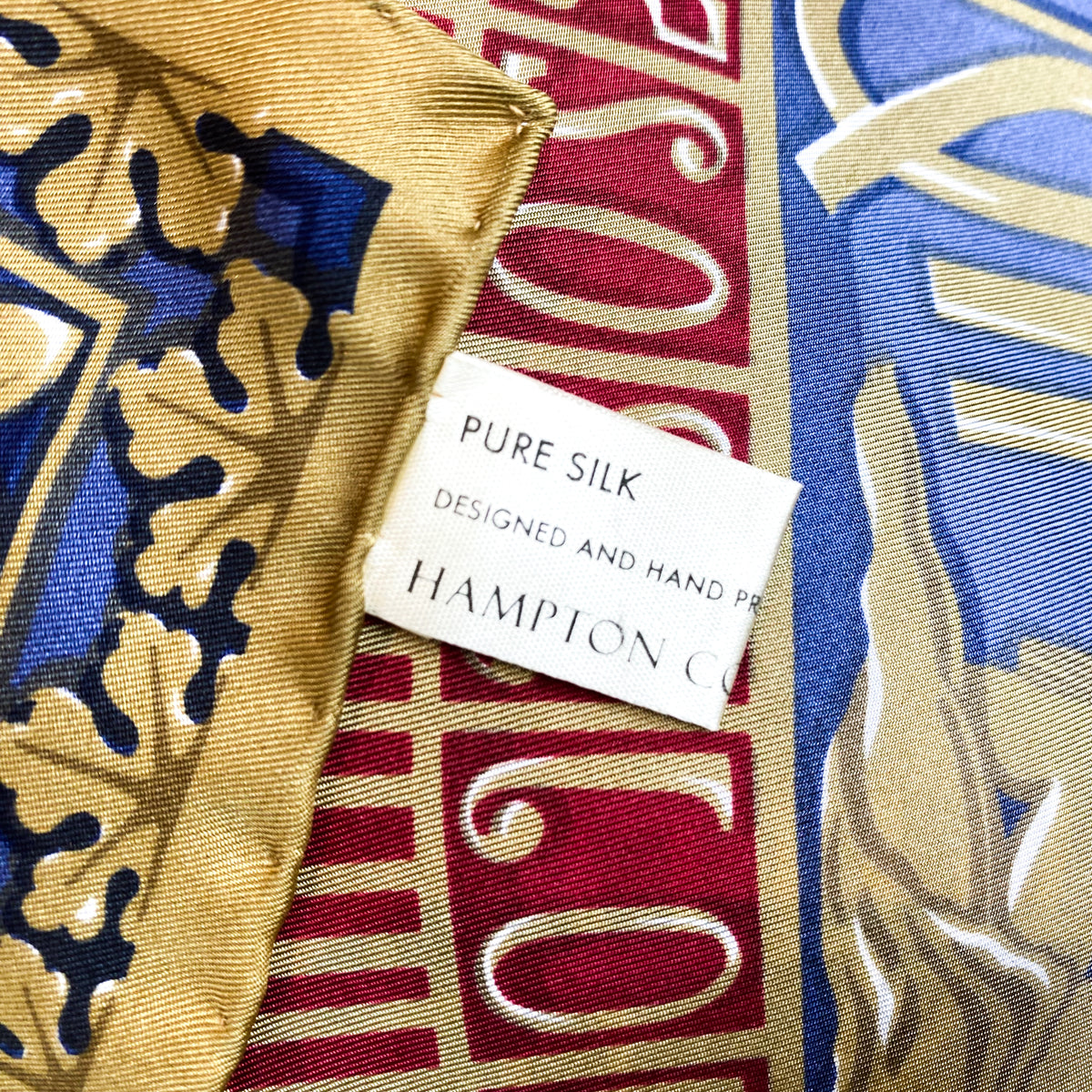 Classic Time Design Silk Scarf