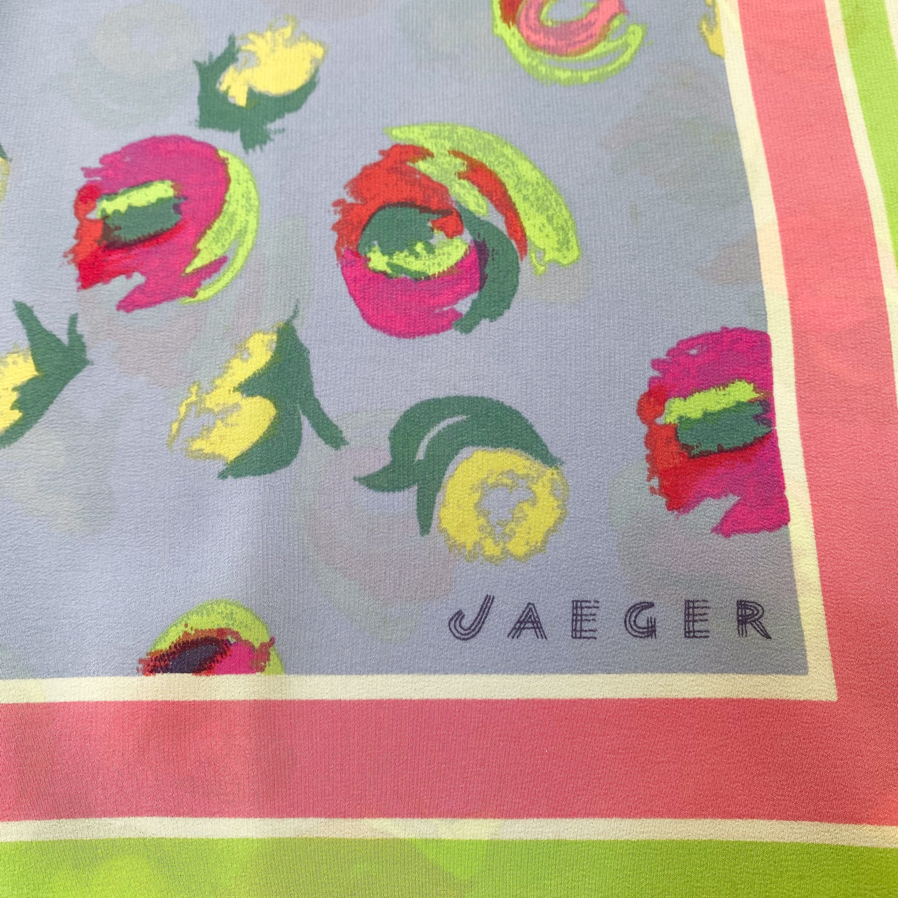 Vintage Jaeger Silk Scarf