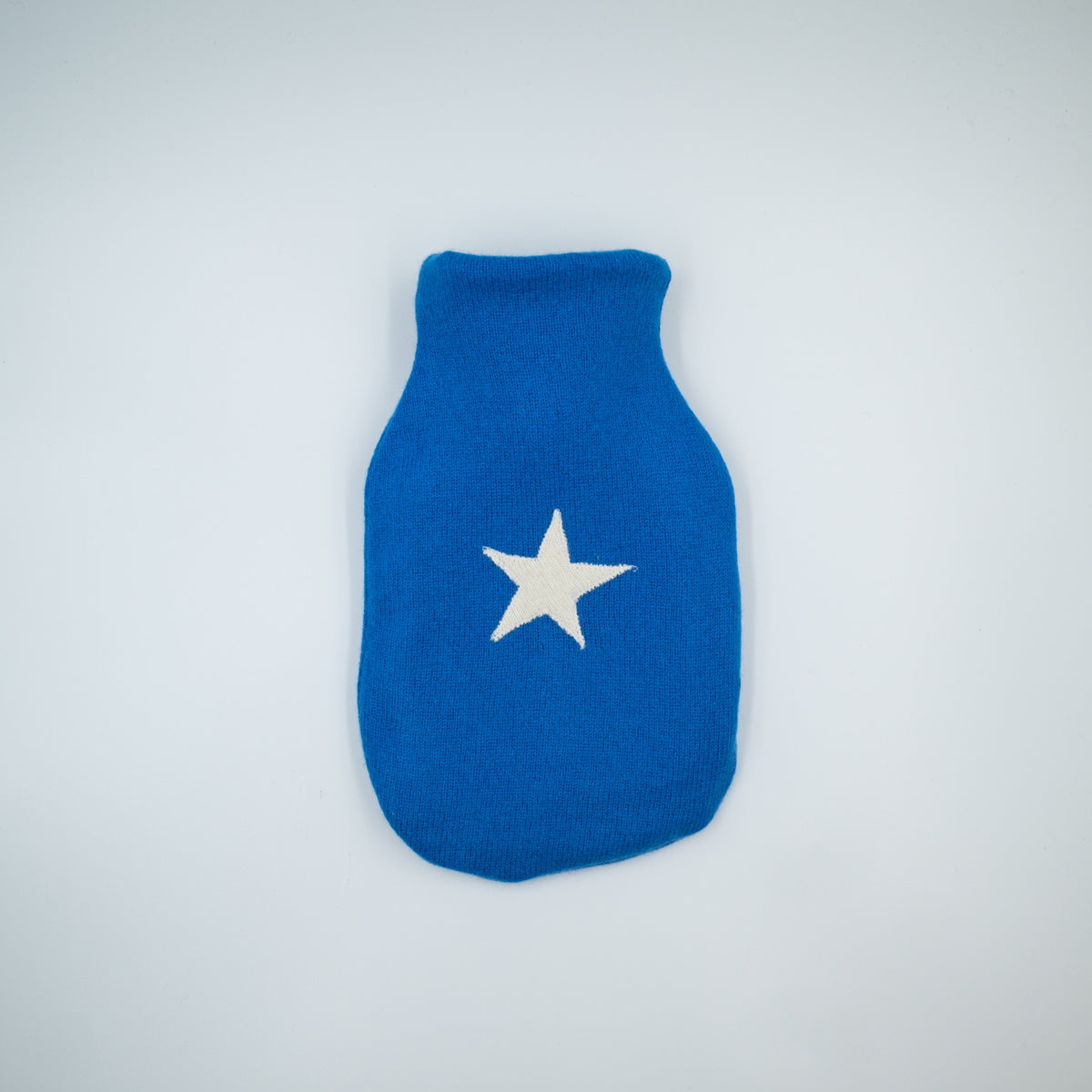 Lapis Blue Cashmere Small Hot Water Bottle