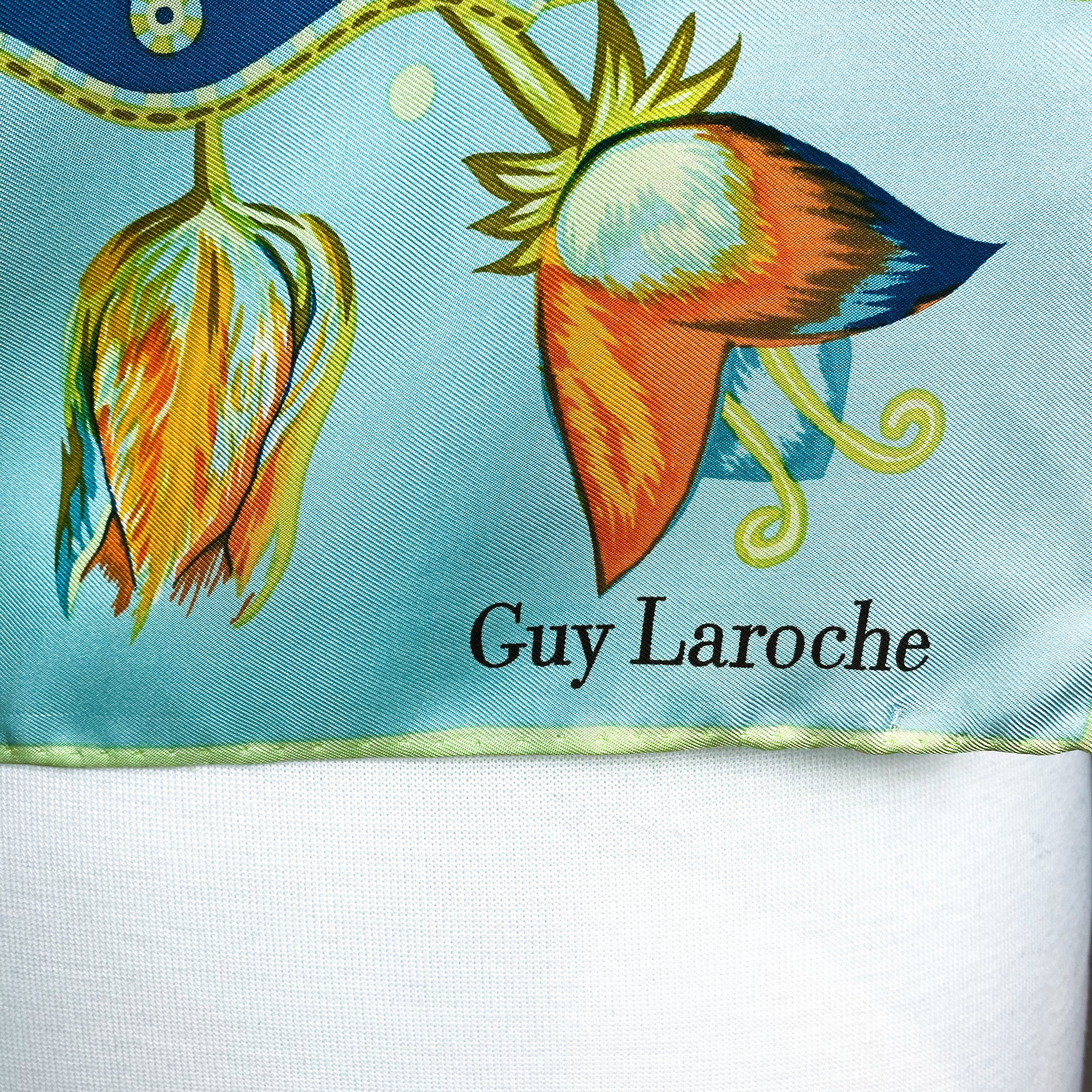 Guy Laroche Vintage Silk Scarf