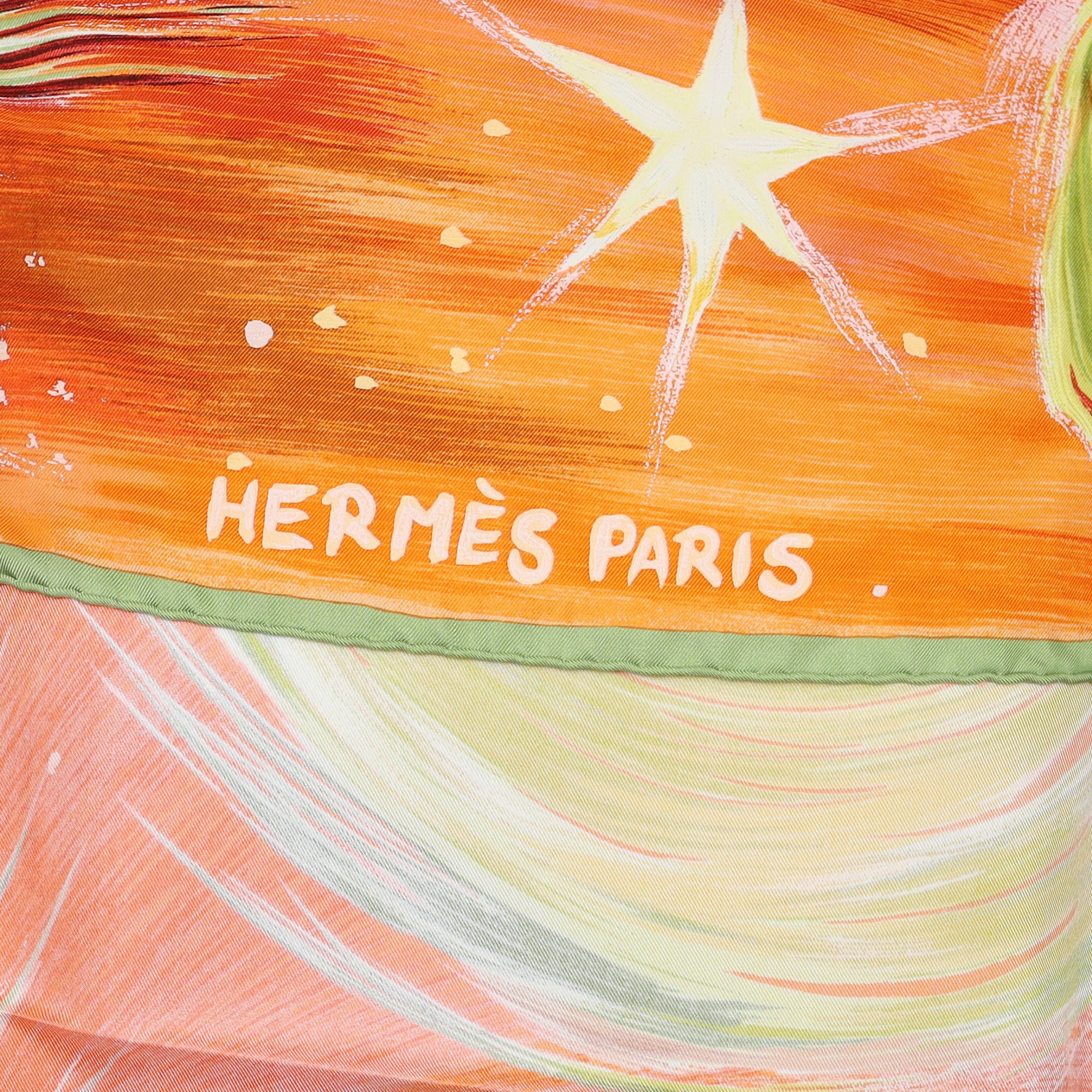 Brand New Boxed Hermès Feux du Ciel Silk Scarf Quite Rare