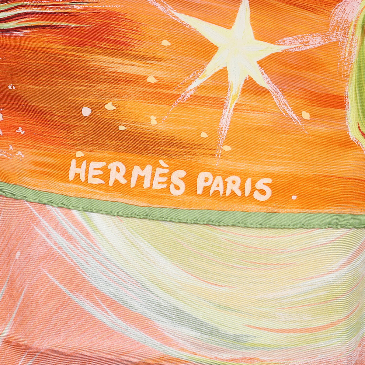 Brand New Boxed Hermès Feux du Ciel Silk Scarf Quite Rare