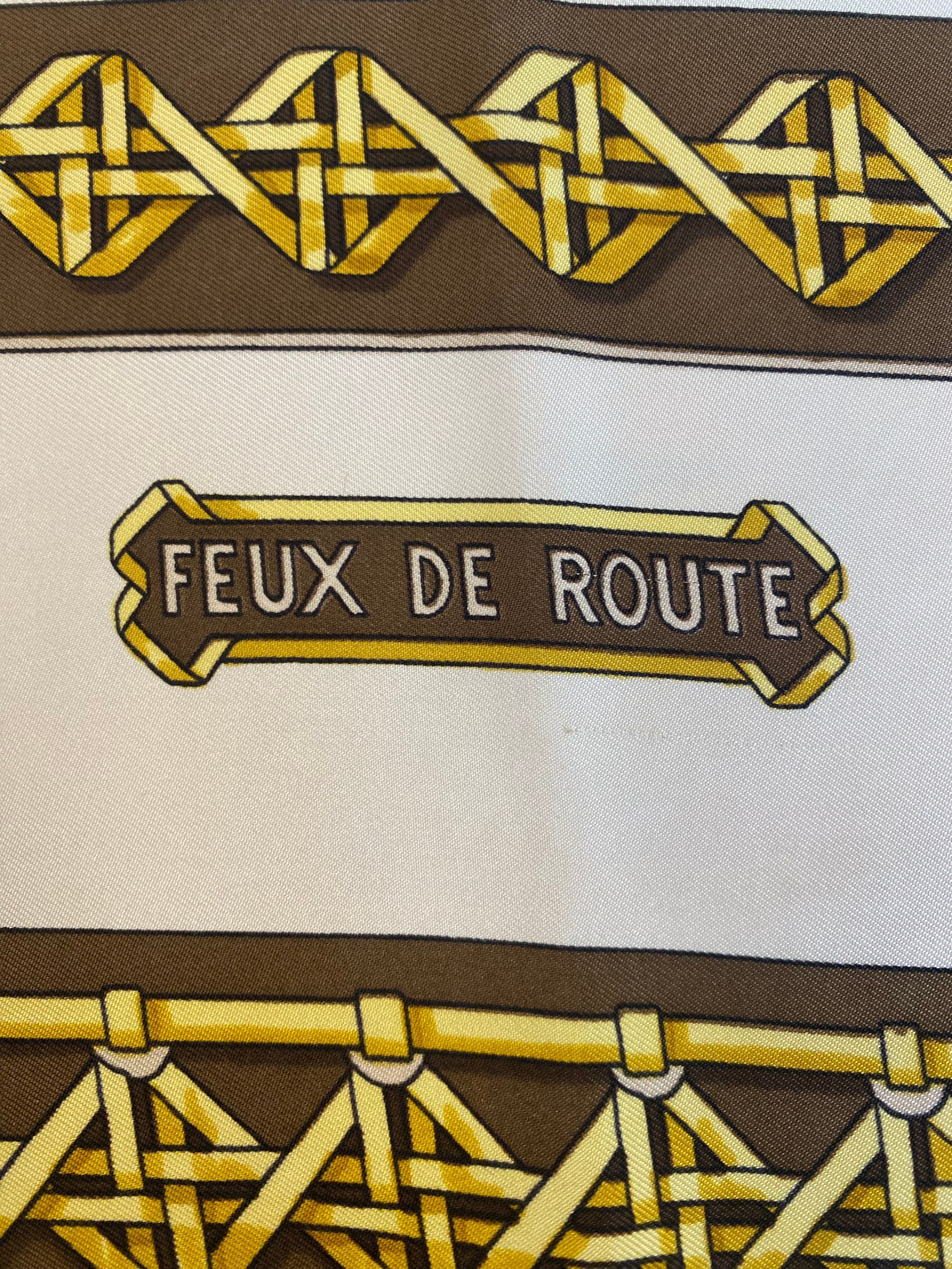 Hermès Feux de Route Silk Scarf