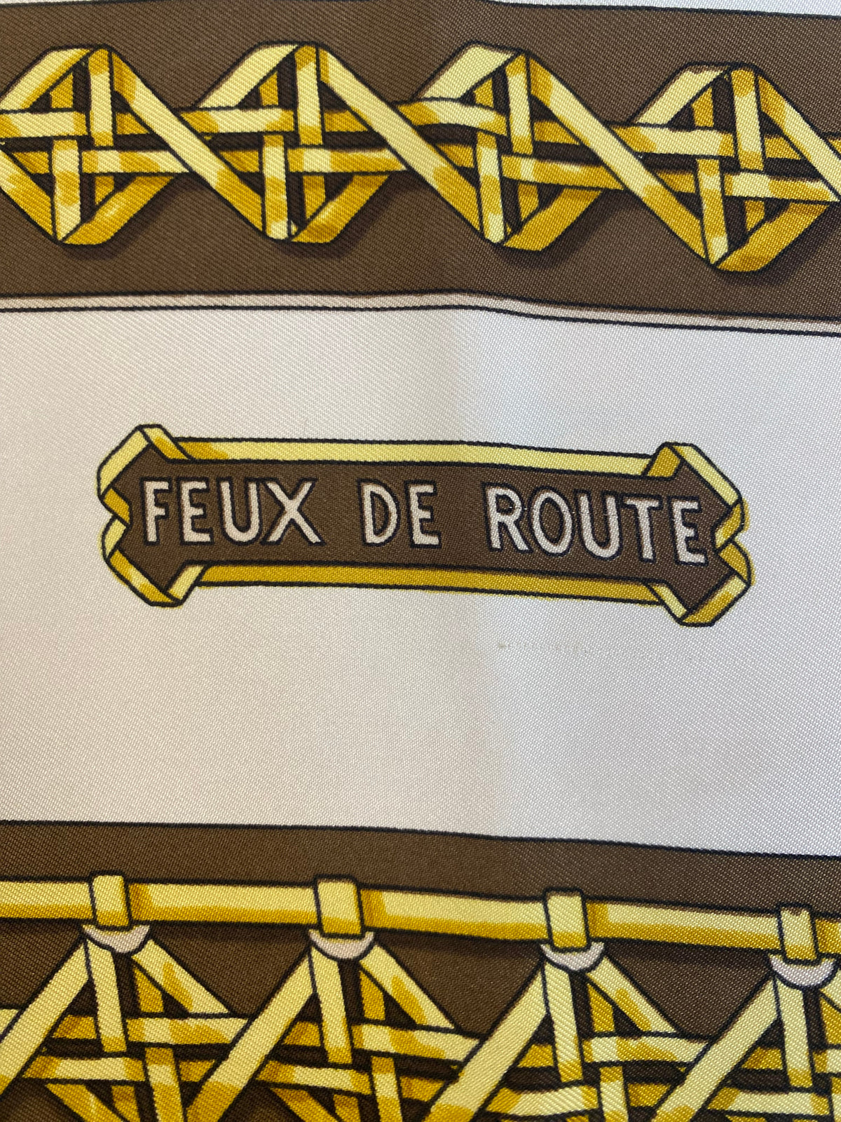 Hermès Feux de Route Silk Scarf