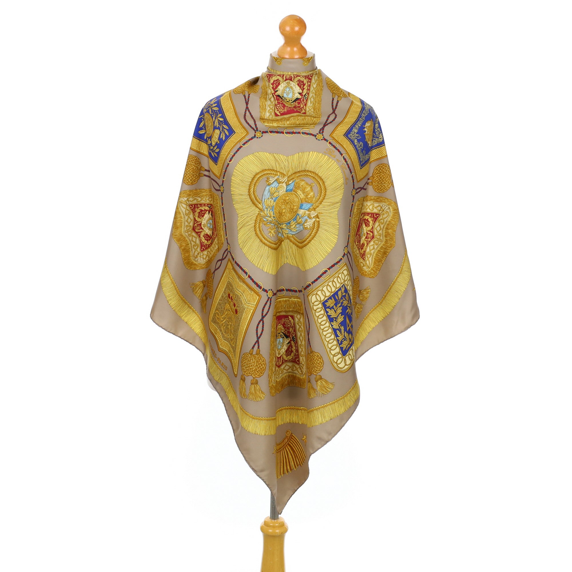Hermès Poste Et Cavalerie Silk Scarf