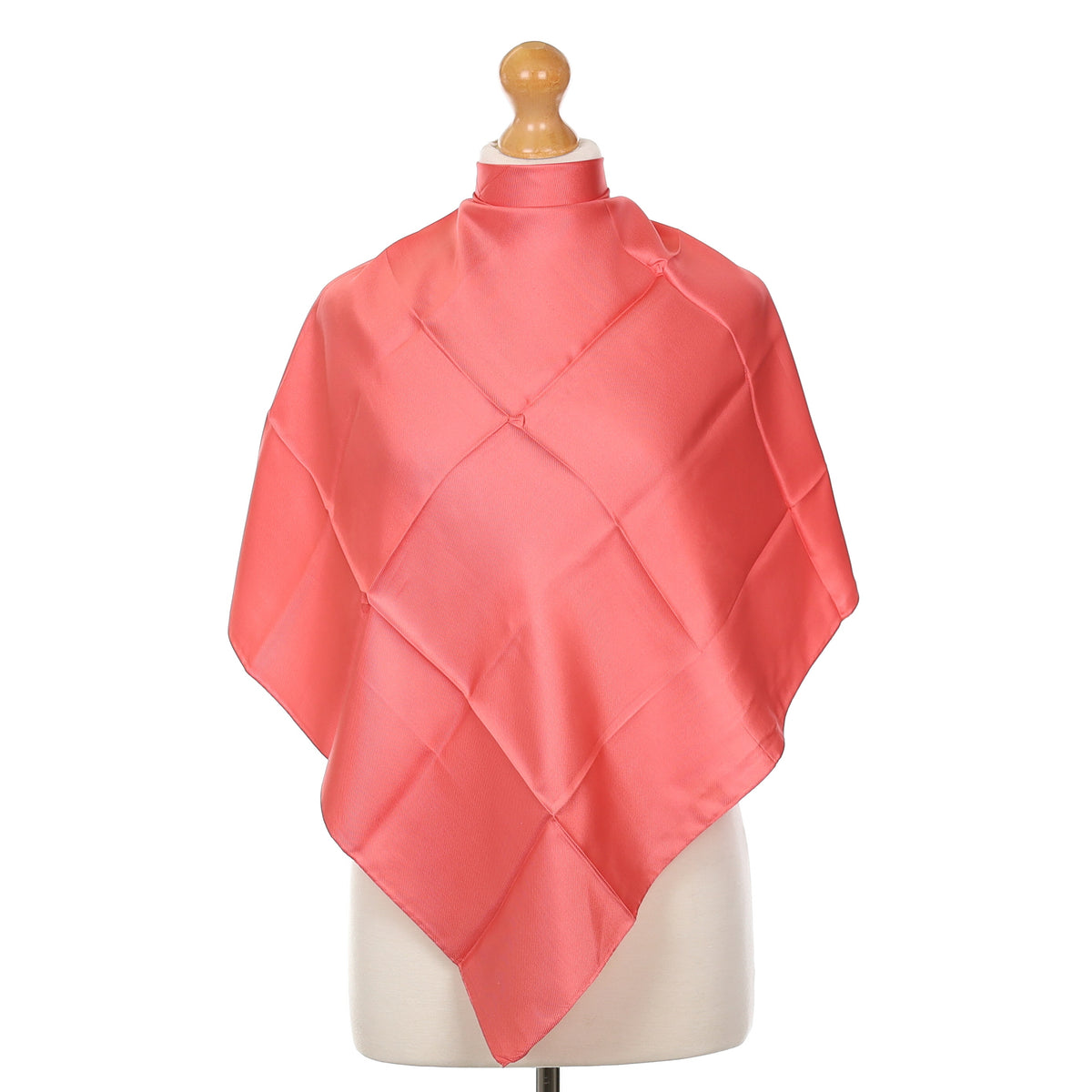 Brand New Salmon Pink Silk Scarf