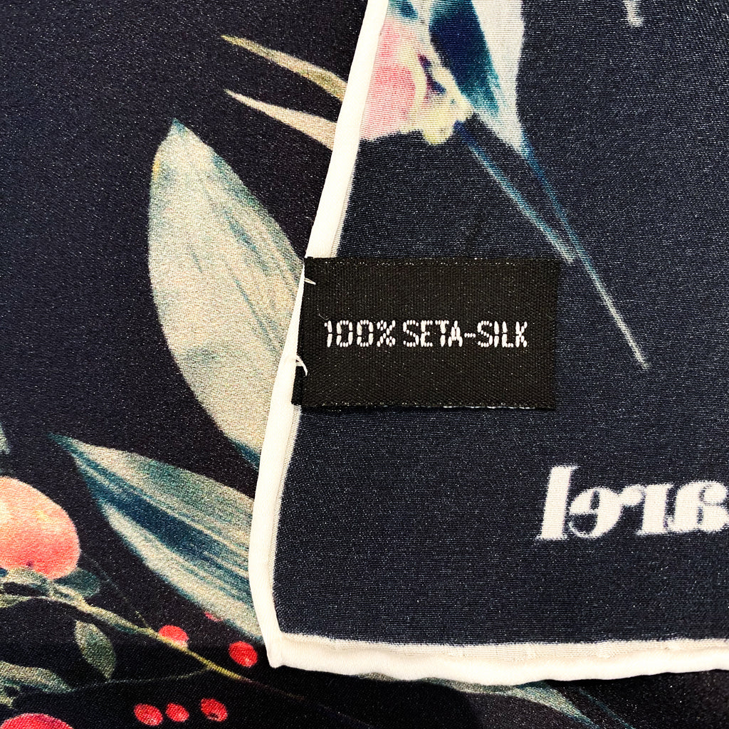 Cacharel Floral Vintage Silk Scarf