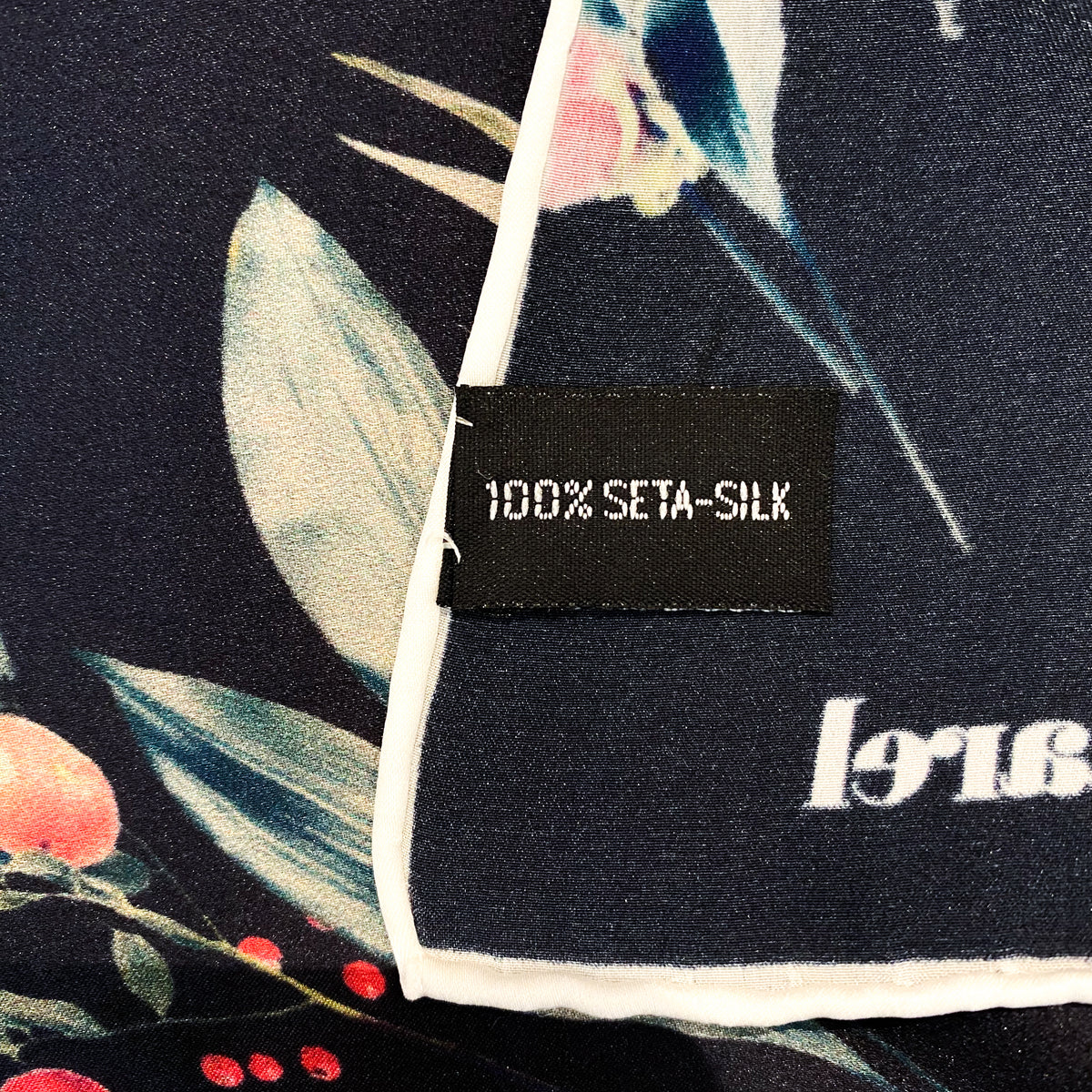 Cacharel Floral Vintage Silk Scarf