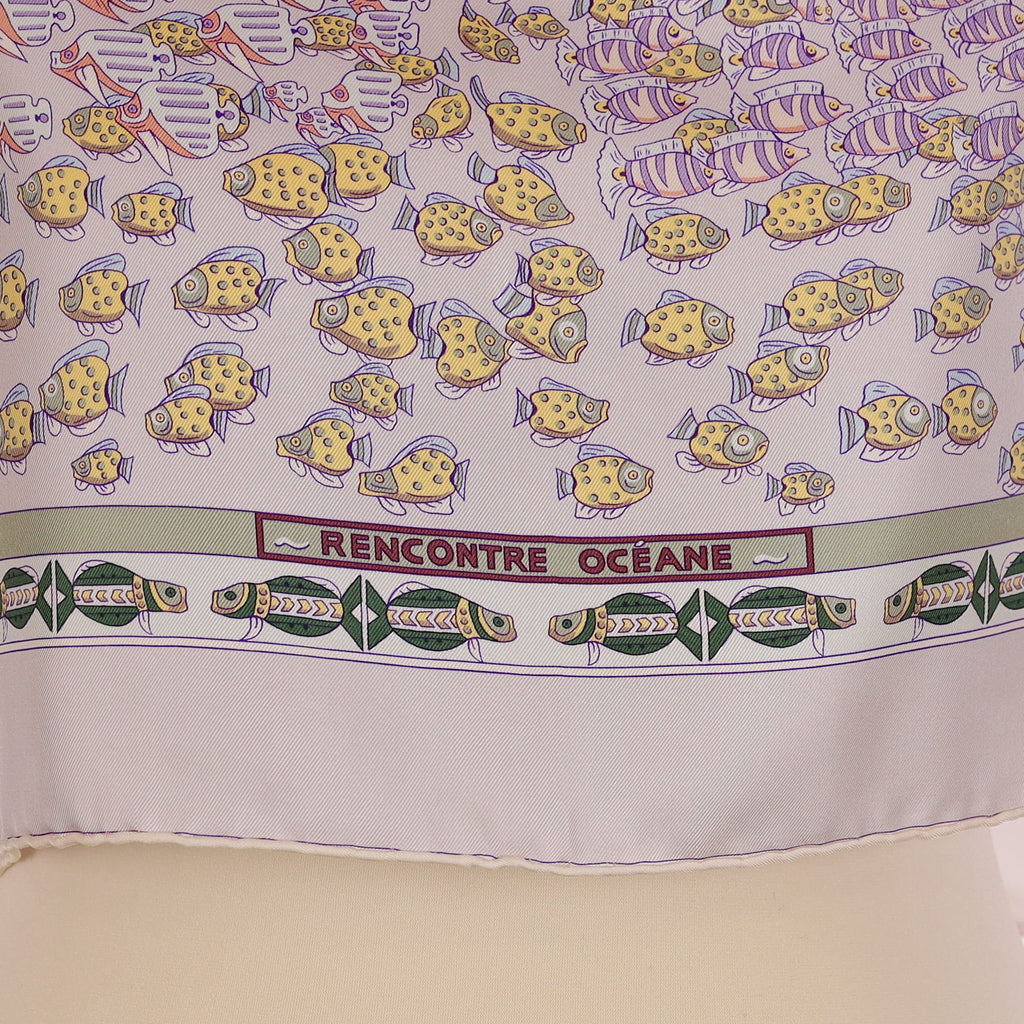 Hermès Rencontre Océane Silk Scarf
