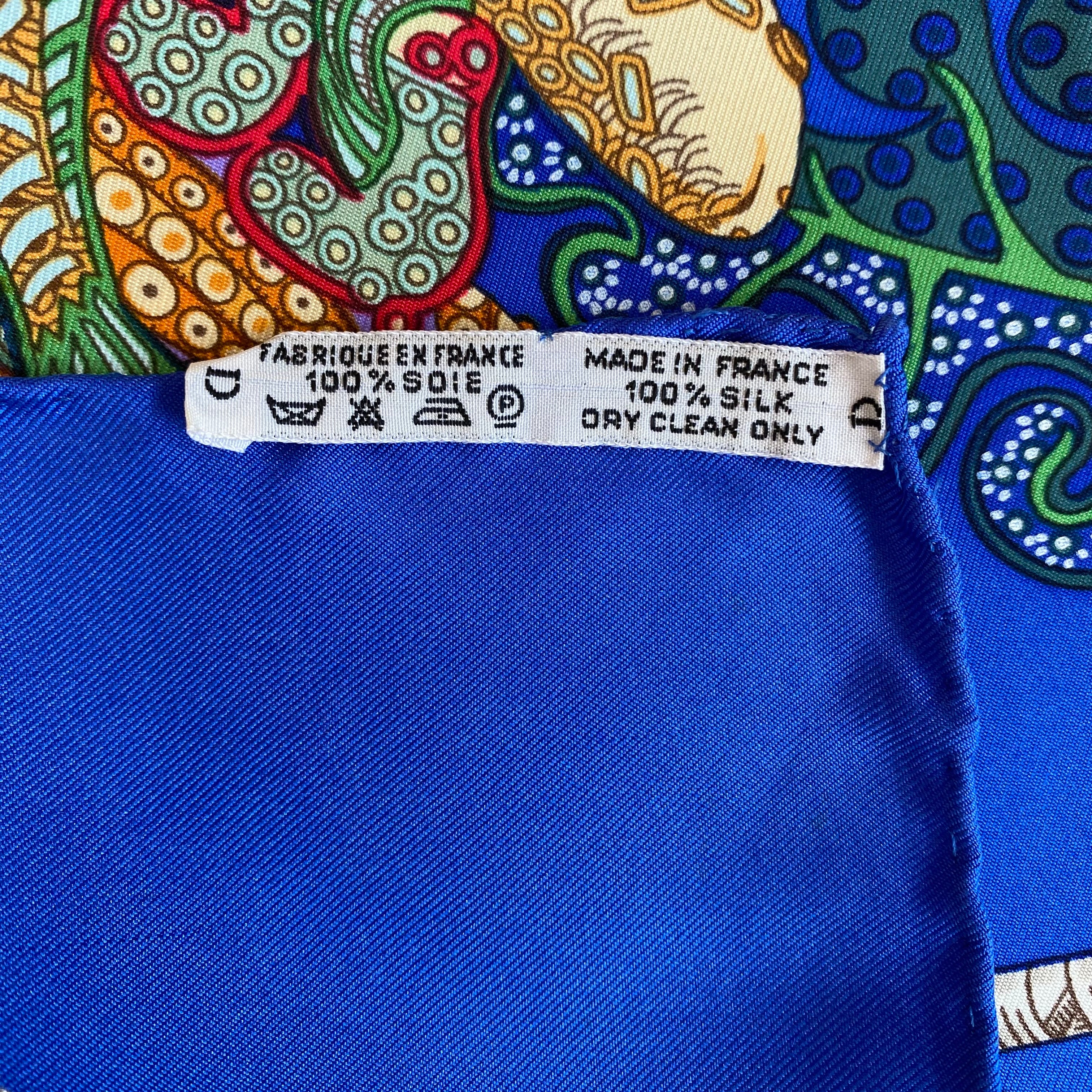 Hermès Grands Fonds Silk Scarf