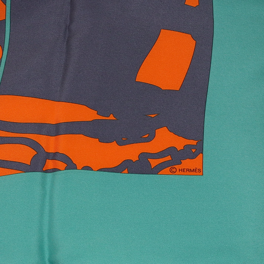 Brand New Boxed Hermès En Désordre Silk Scarf