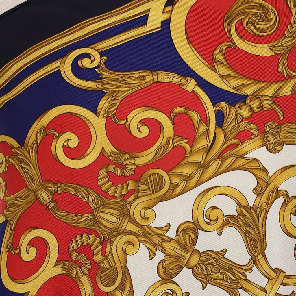 Hermès Les Tuileries Silk Scarf
