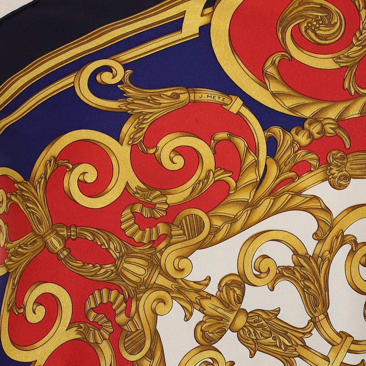 Hermès Les Tuileries Silk Scarf