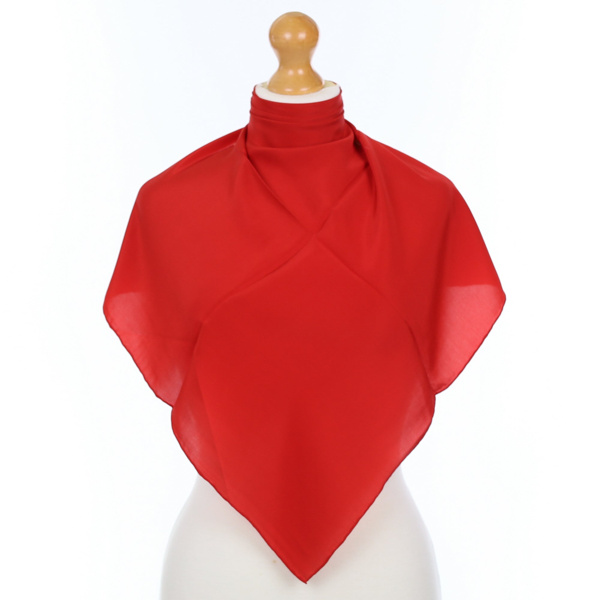 Brand New Red Silk Scarf