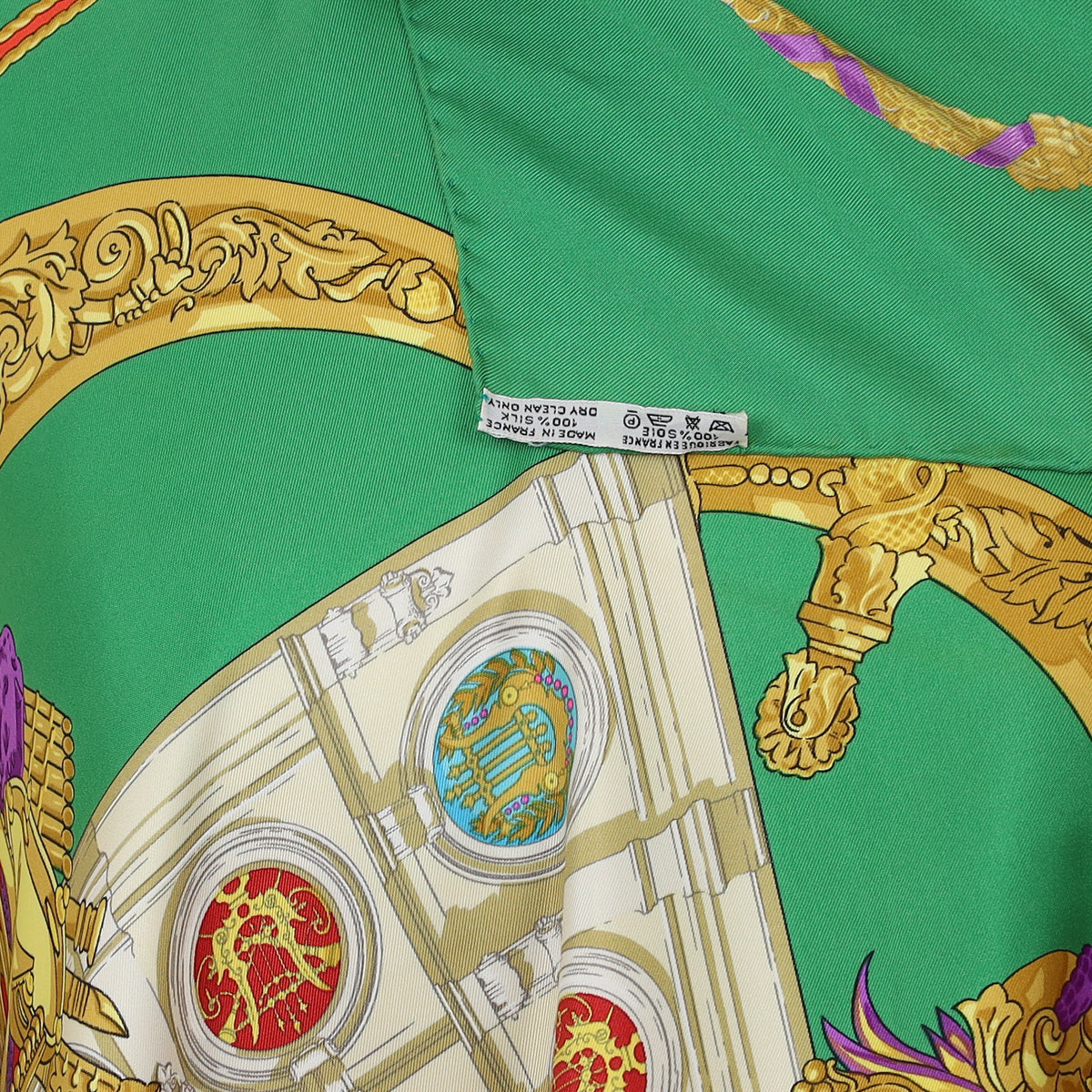 Hermès Hommage a Charles Garnier Silk Scarf