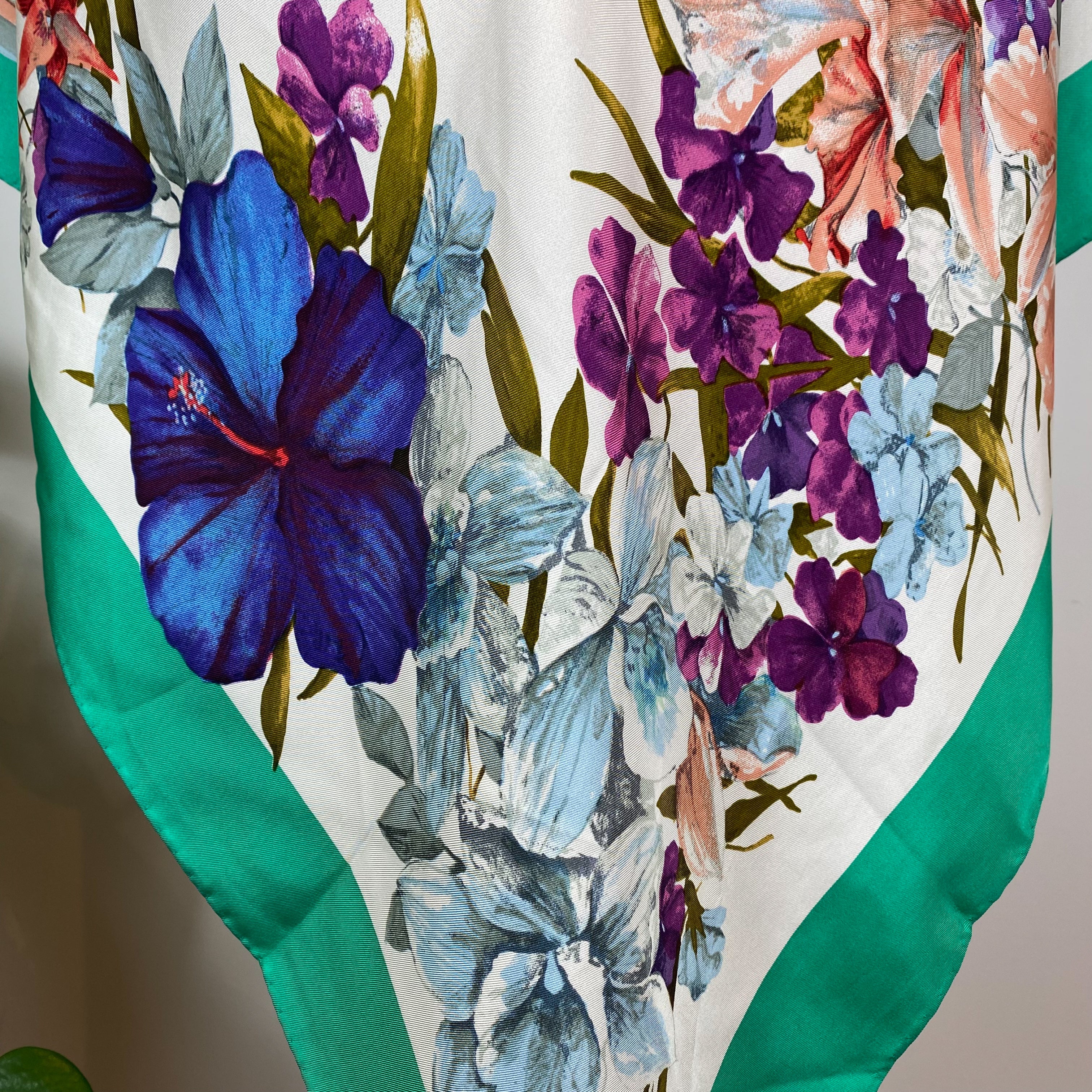 Large Nazareno Gabrielli Italian Silk Scarf