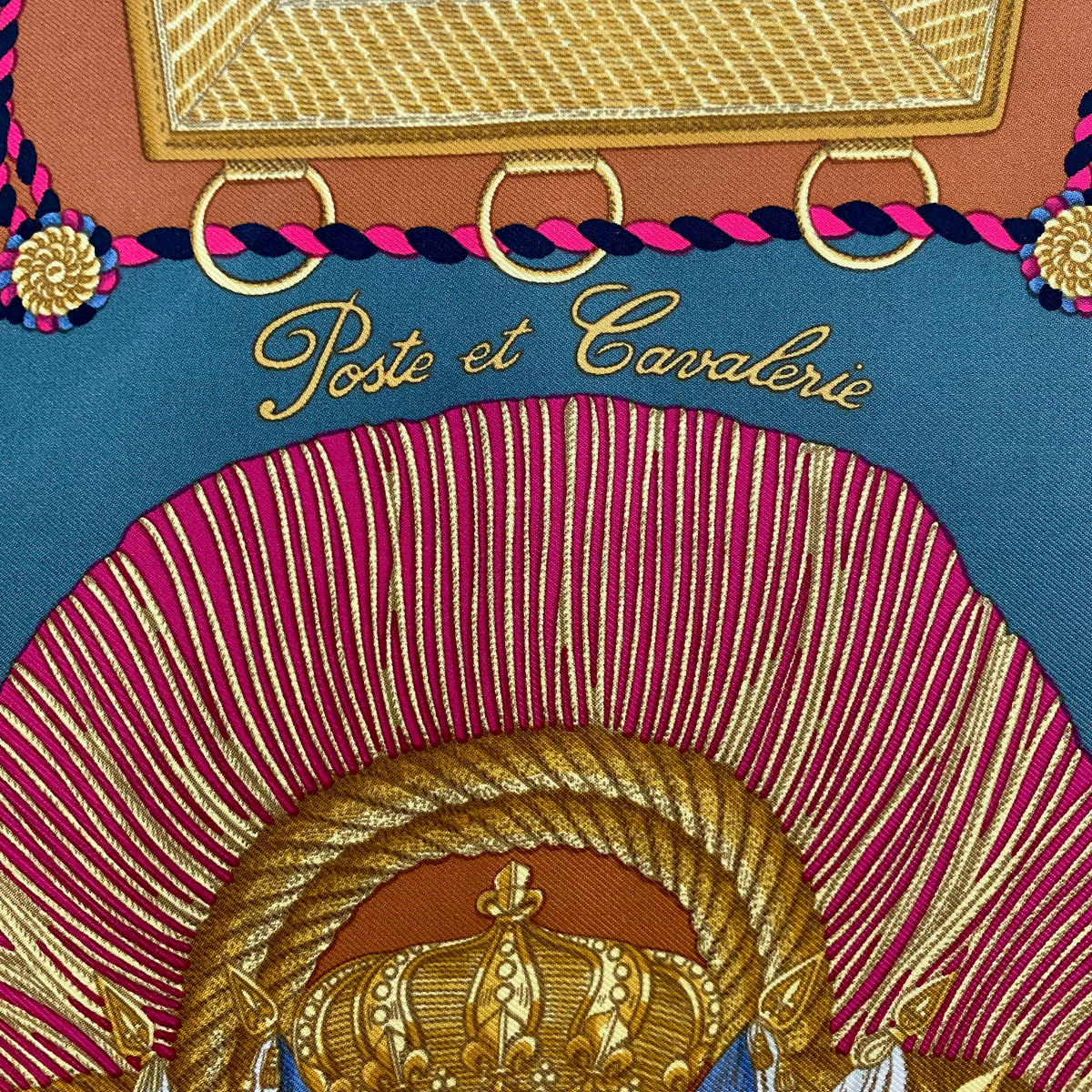 Immaculate Hermès Poste Et Cavalerie Silk Scarf