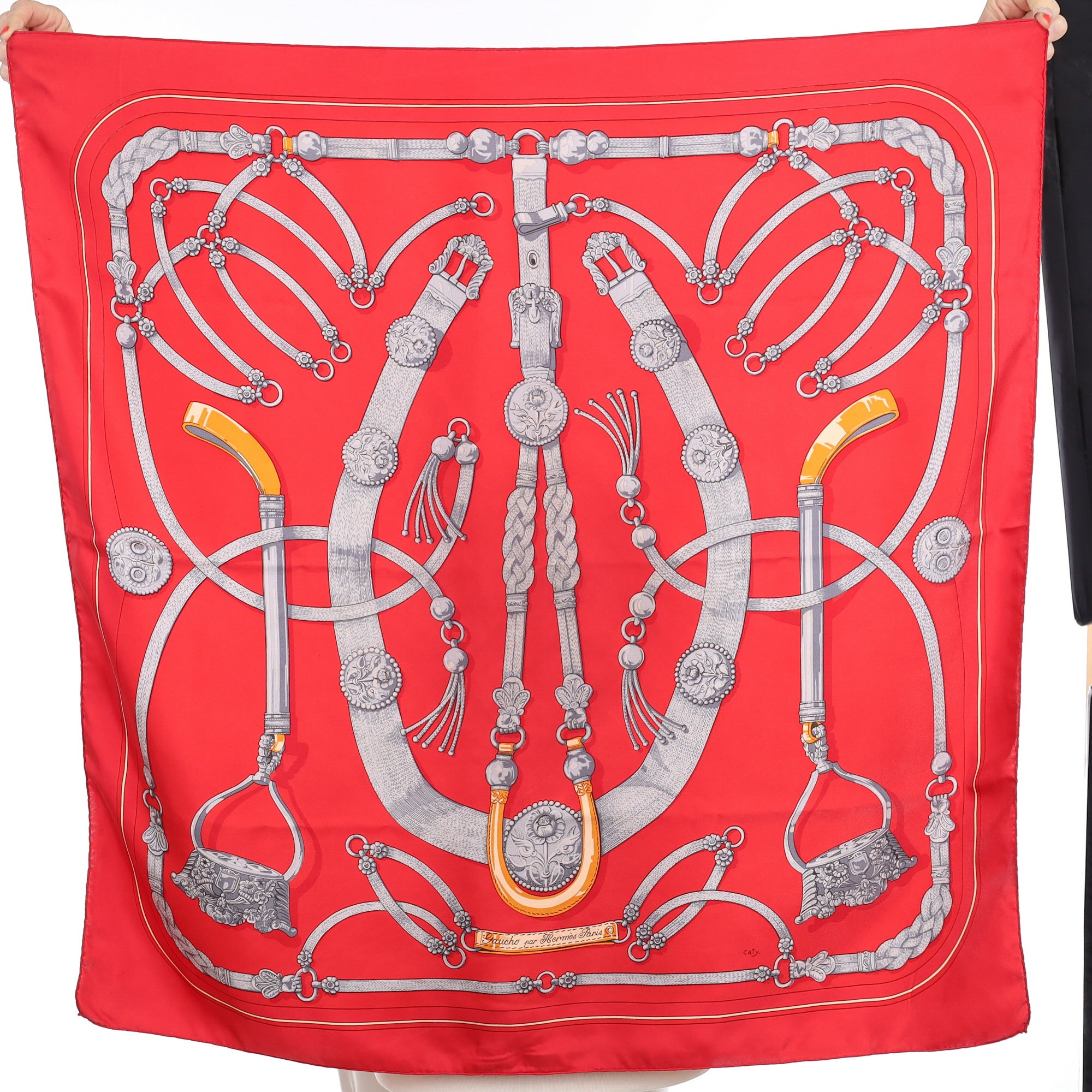Hermès Gaucho par Hermès Paris Silk Scarf
