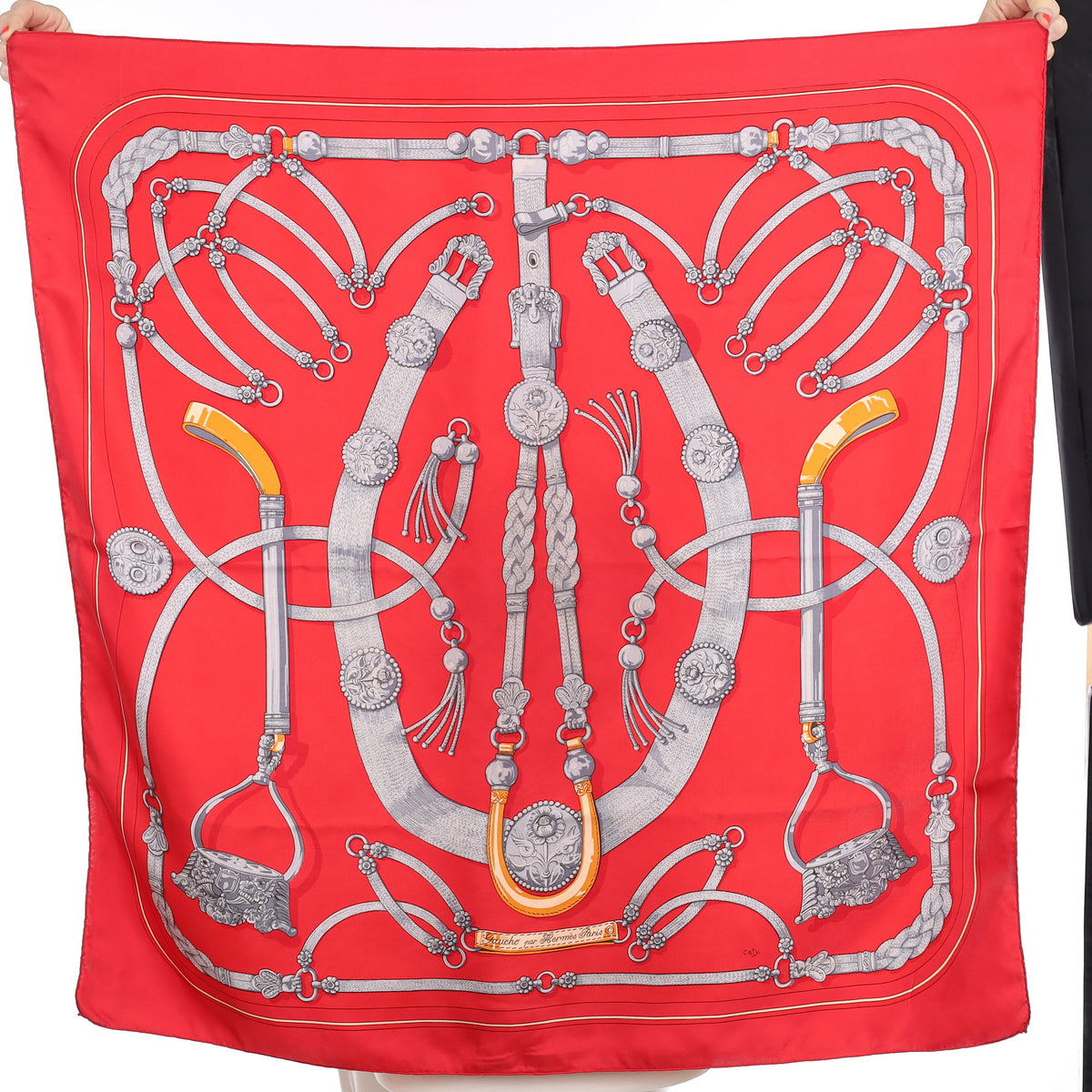 Hermès Gaucho par Hermès Paris Silk Scarf
