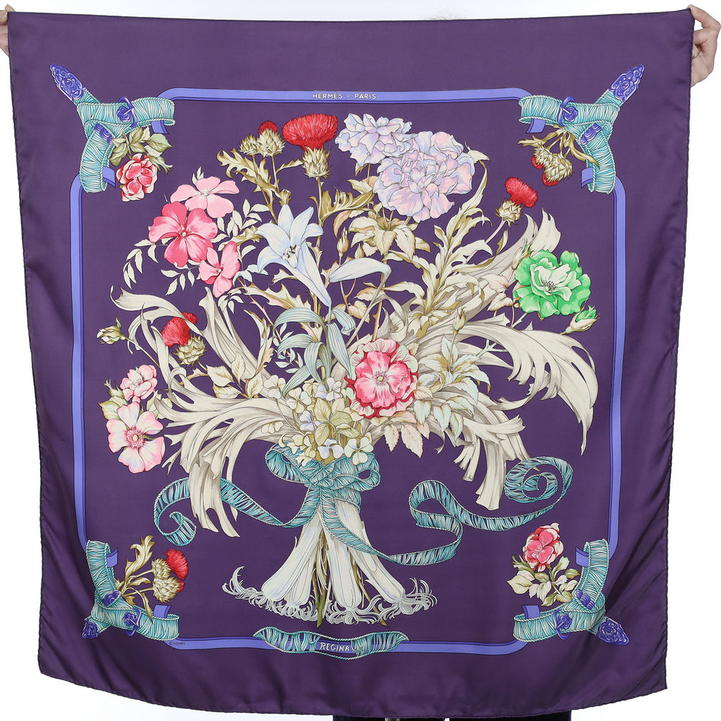 Hermès Regina Silk Scarf