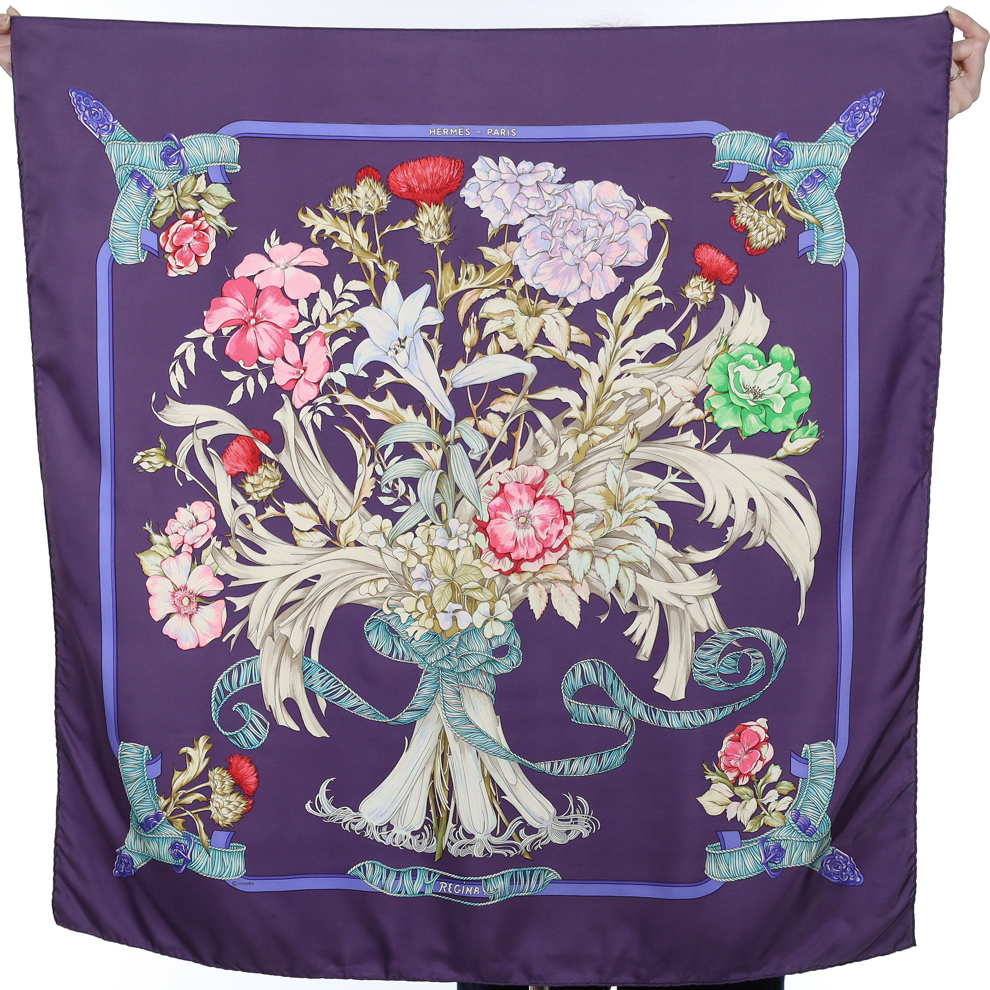 Hermès Regina Silk Scarf