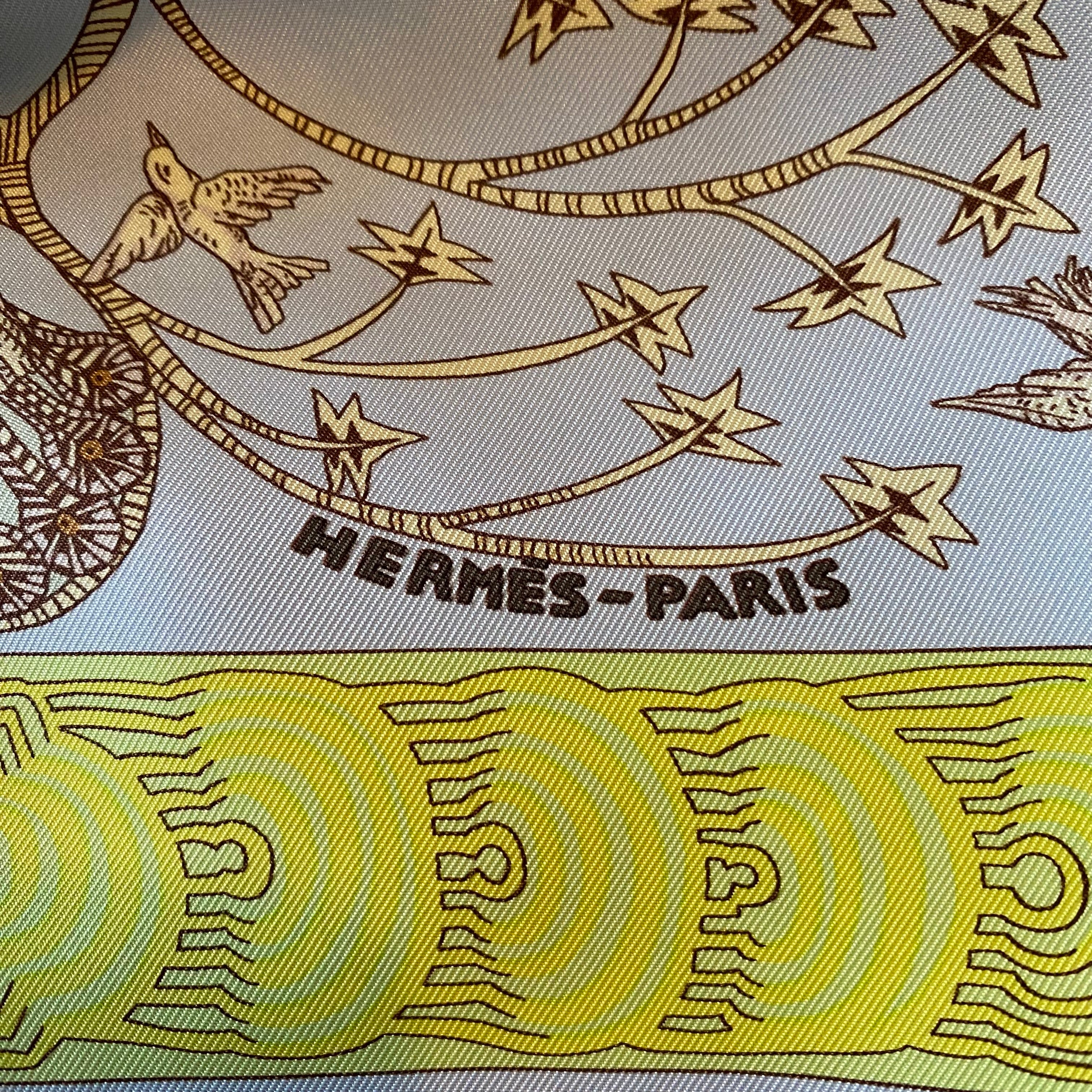 Hermès Les Légendes de L’Arbre Silk Scarf