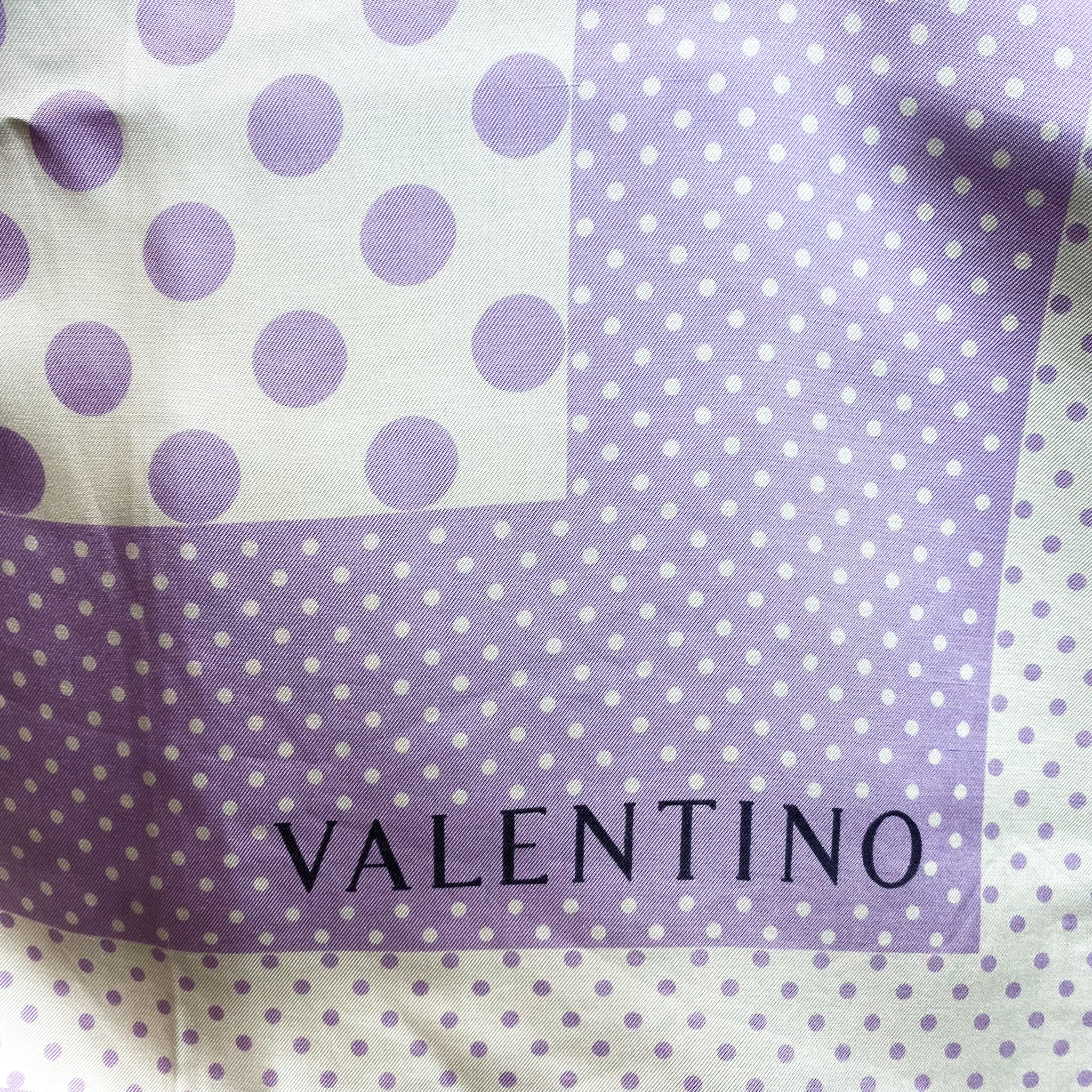 Immaculate Valentino Designer Silk Scarf